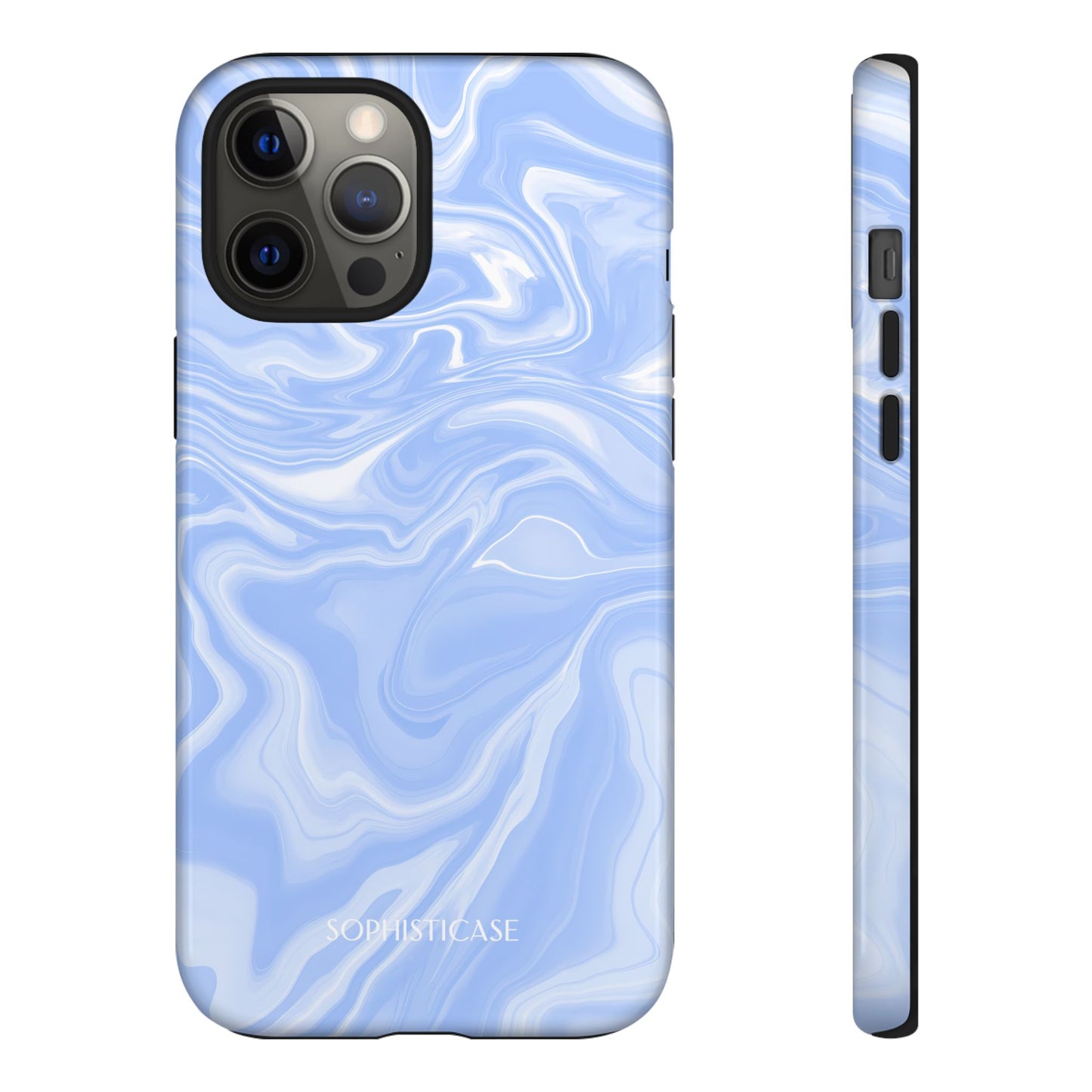 Liquid Dreams in Smoke Blue - iPhone Case