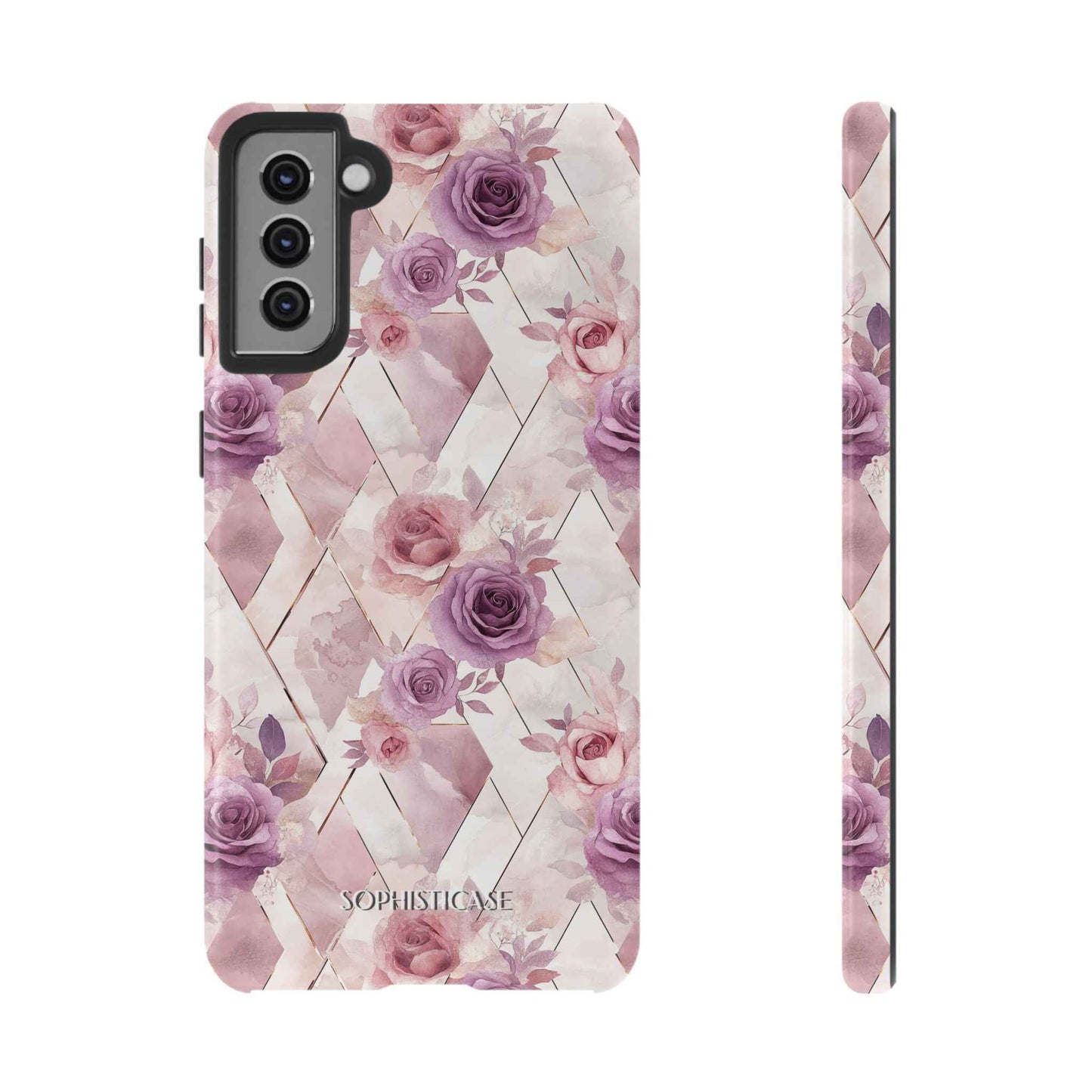 Royal Floral in Mauve Rose - Tough Phone Case