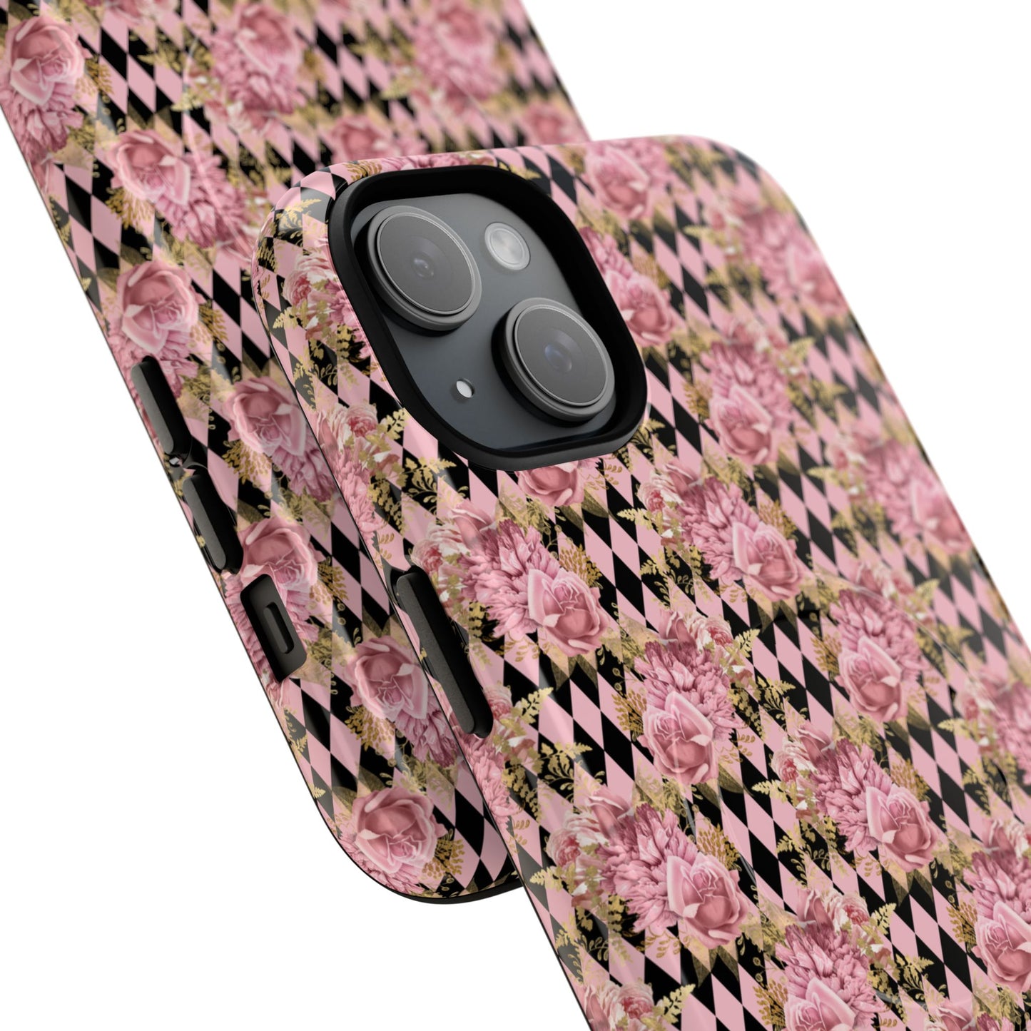 Rose Diamond Romance in Valentina - Magsafe Phone Case