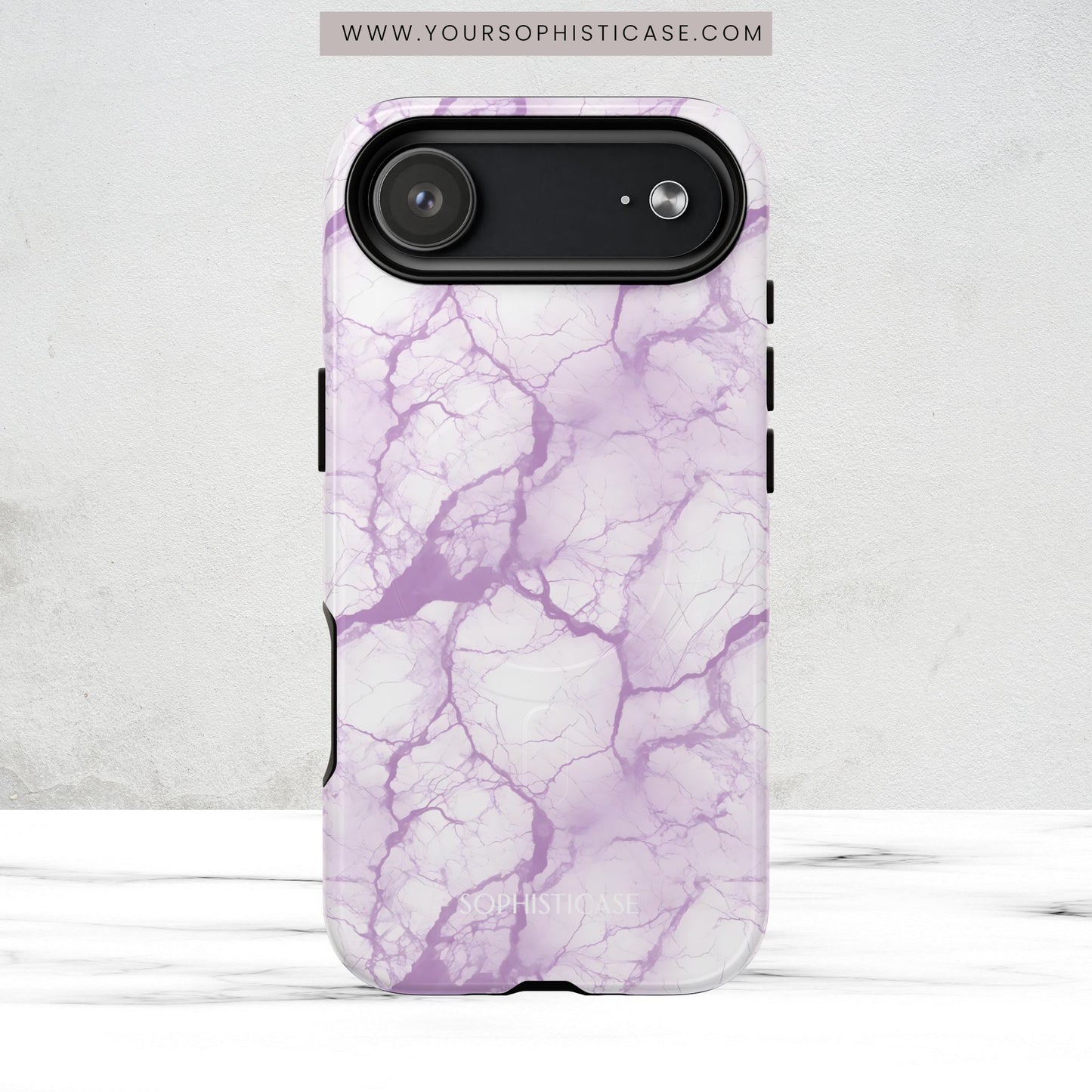Marble Opulence in Purple - Magsafe Case