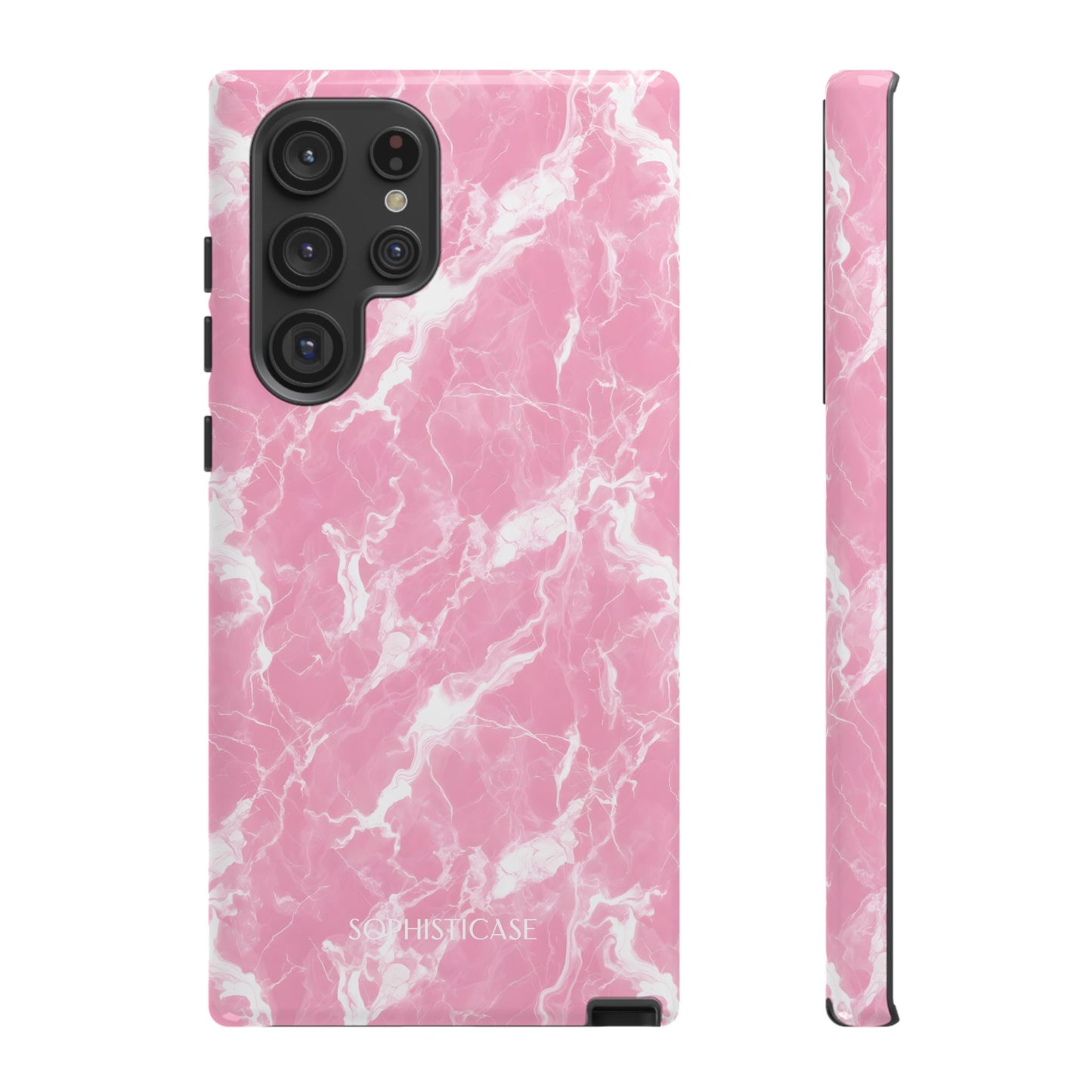 Marble Crush in Pink - Tough Phone Case