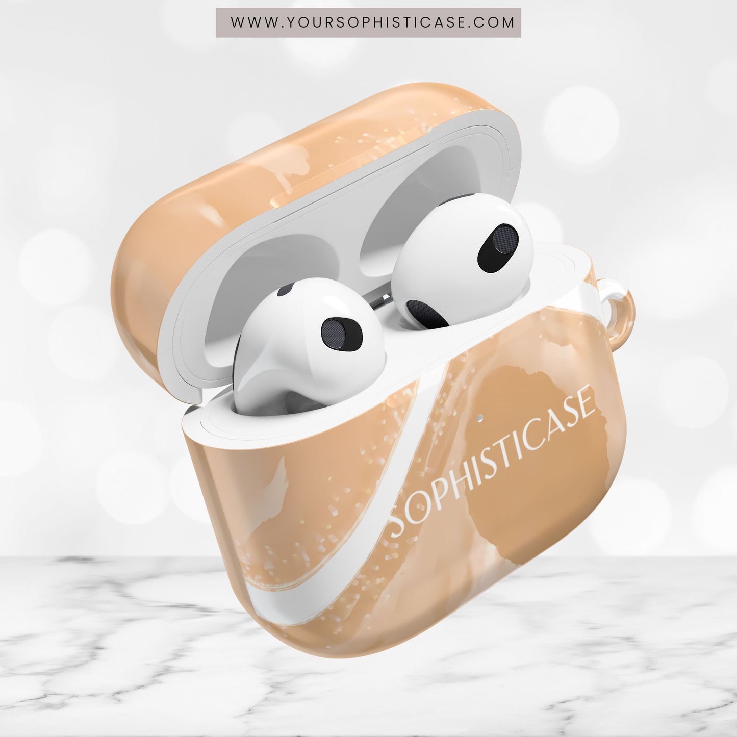 AirPod Cases - Serenity in Neutral Brown