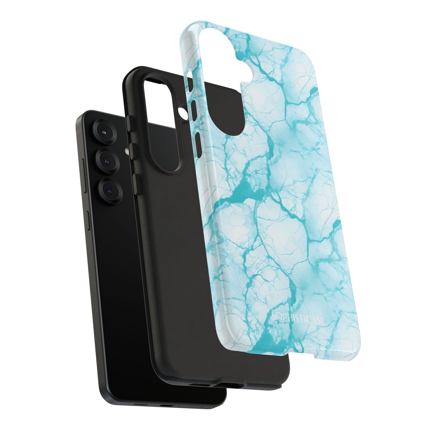 Marble Opulence in Aqua - Tough Phone Case