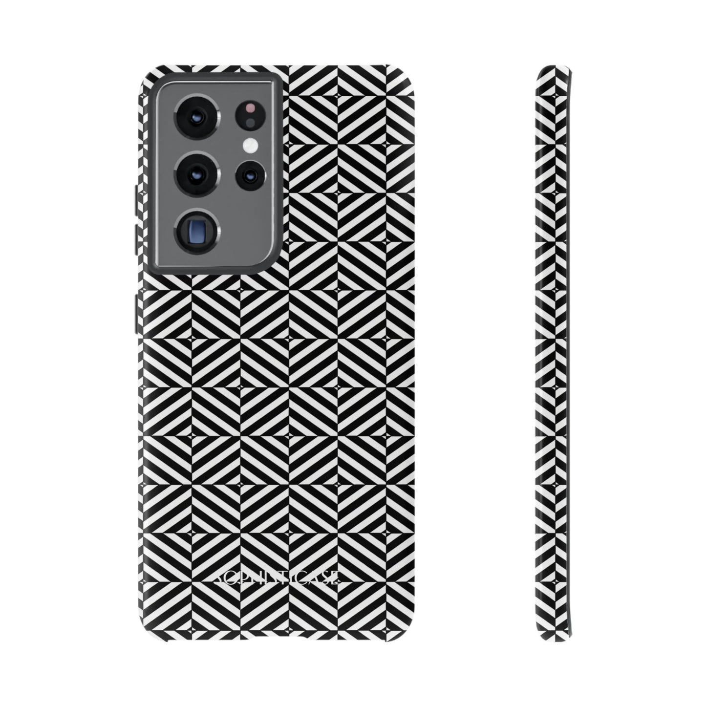 Illusions in Black - Tough Phone Case for Samsung Galaxy
