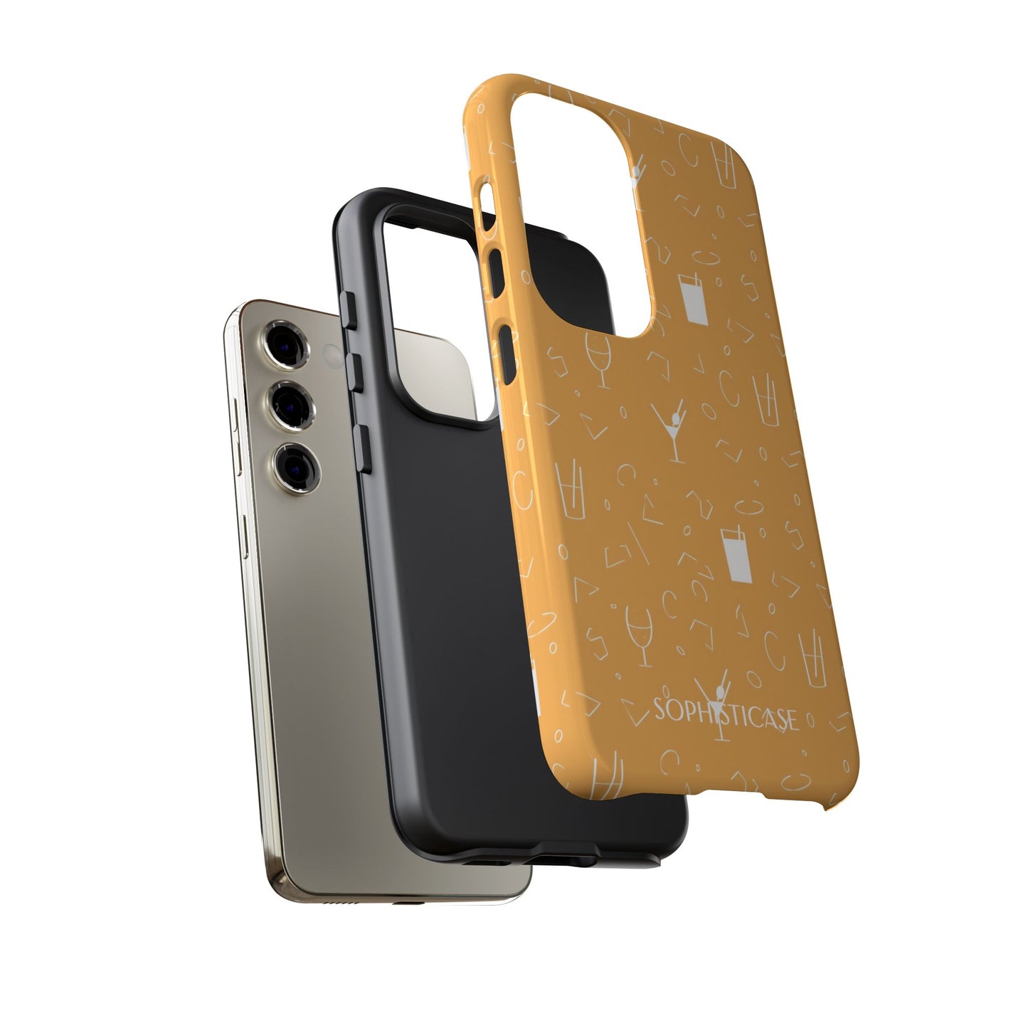 Cocktail Hour in Yellow - Tough Phone Case for Samsung Galaxy