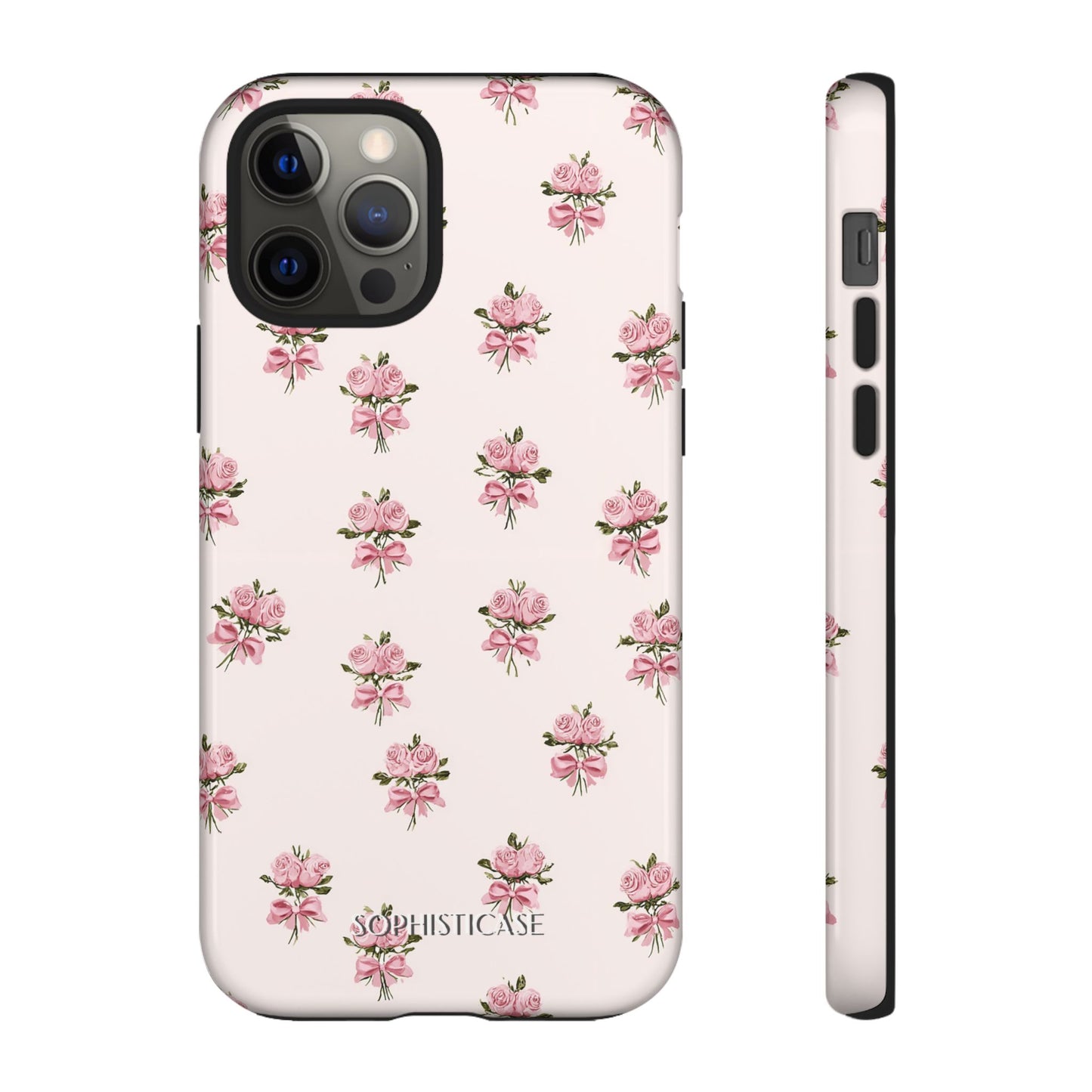 The Sweetest Thing in Coquette Rose Bouquet - iPhone Case