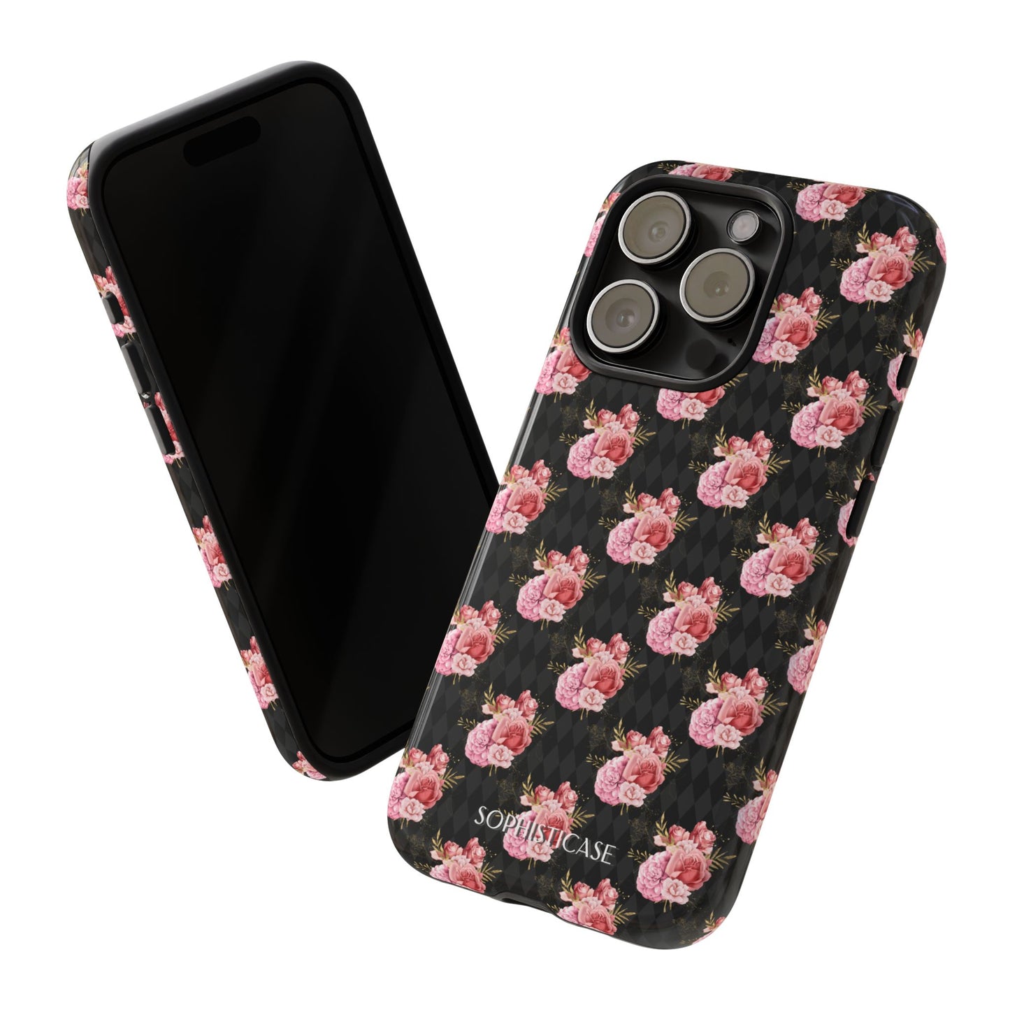 Rose Diamond Romance in Vivienne - Tough Phone Case