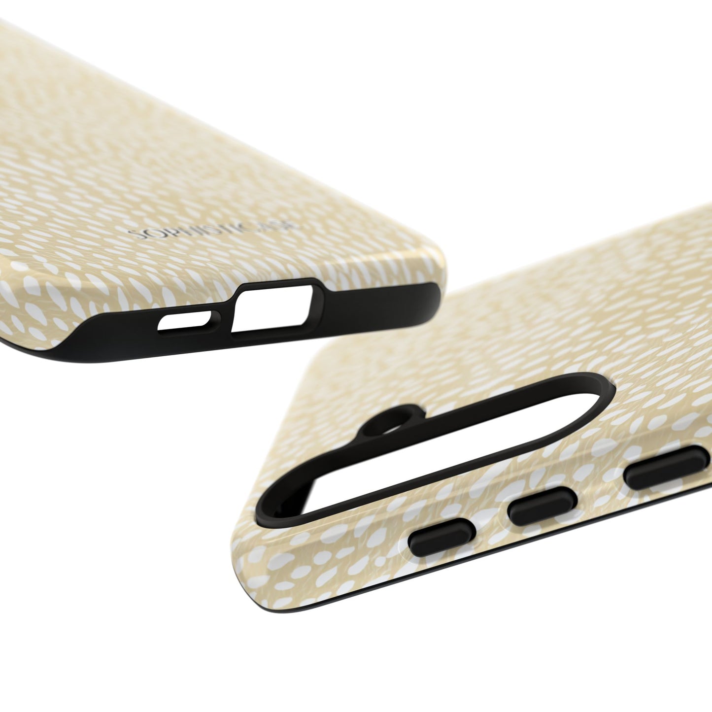 Oh Deer! in Neutral Beige- Tough Phone Case