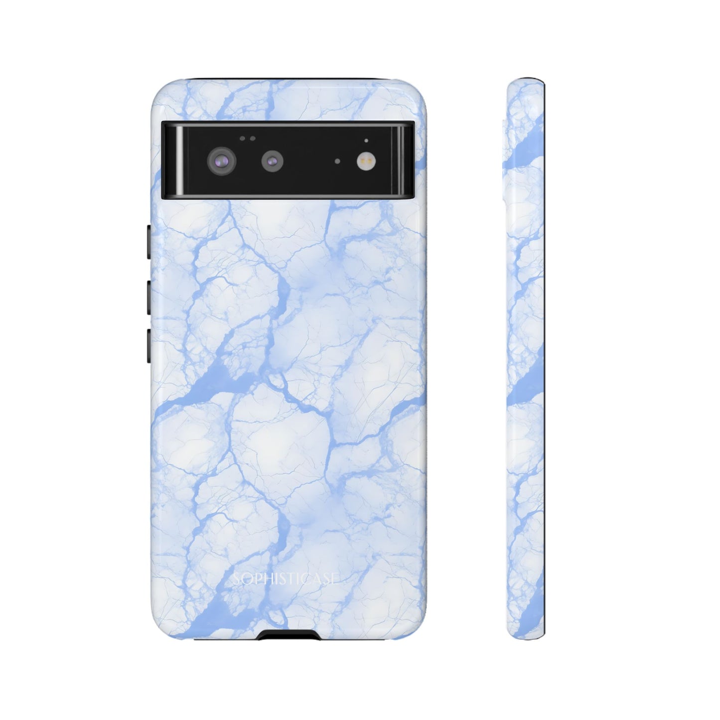 Marble Opulence in Blue - Tough Phone Case