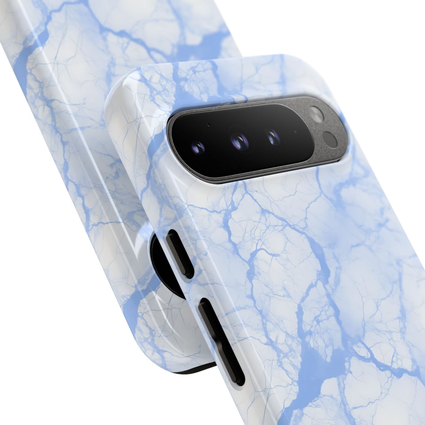 Marble Opulence in Blue - Tough Phone Case