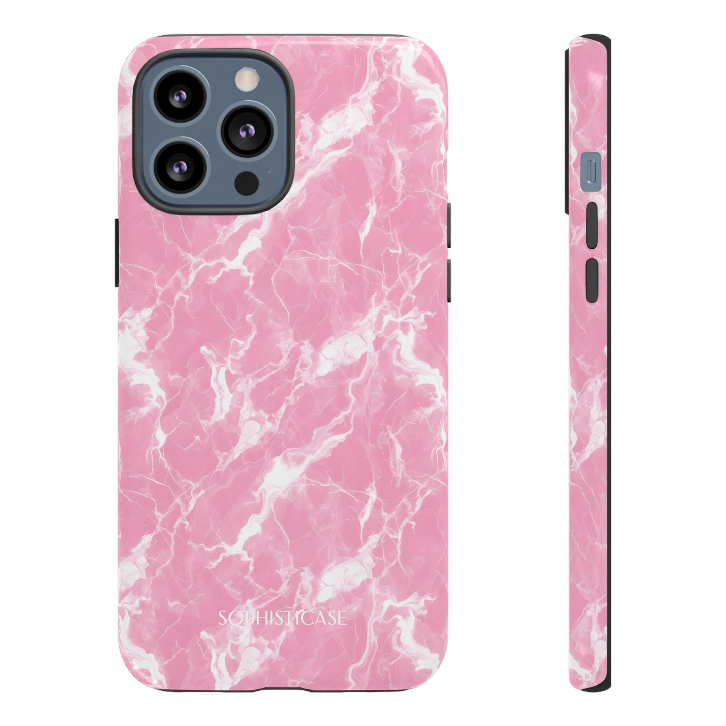 Marble Crush in Pink - iPhone Case