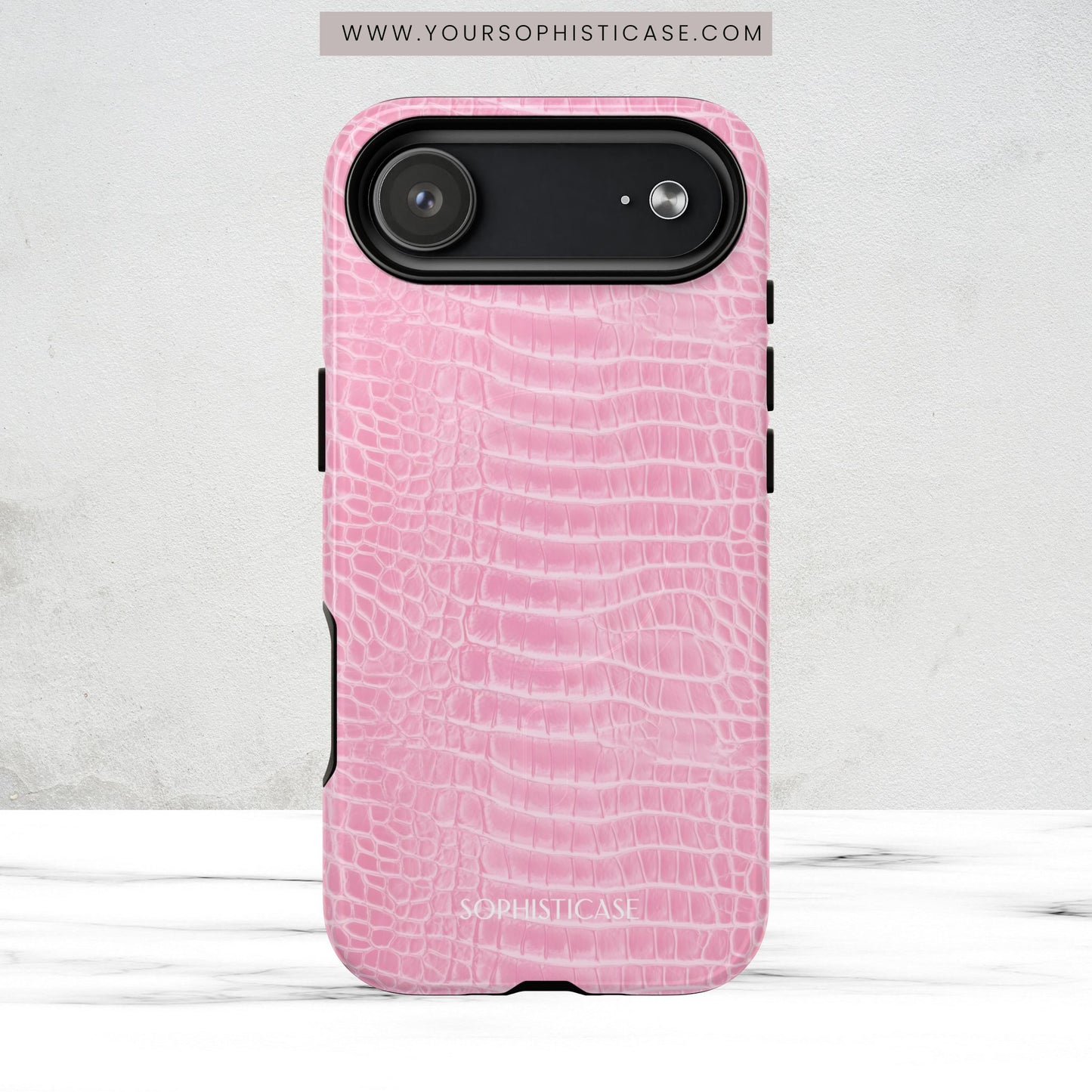 Luxe Leather in Pink - Magsafe Case