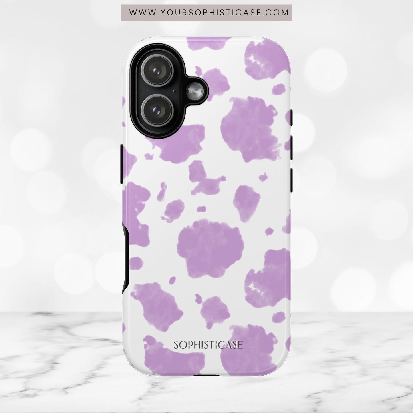Holy Cow in Purple - iPhone Case