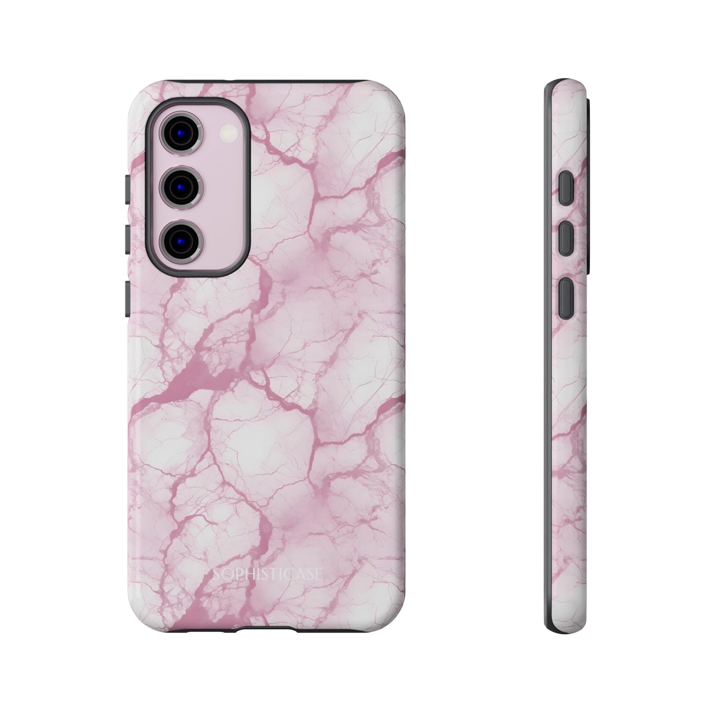 Marble Opulence in Pink - Tough Phone Case