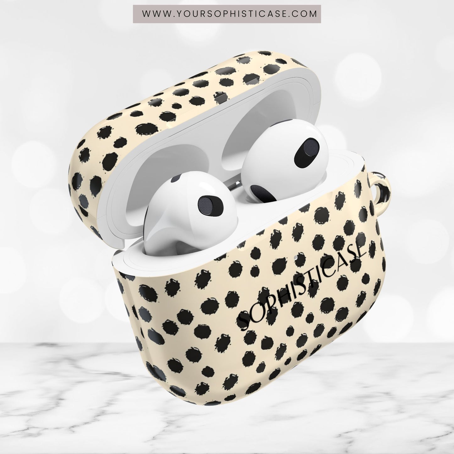 AirPod Cases - Cheetahs and Liars in Beige
