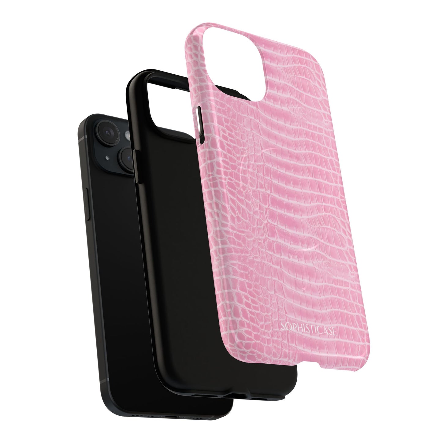 Luxe Leather in Pink - Magsafe Case