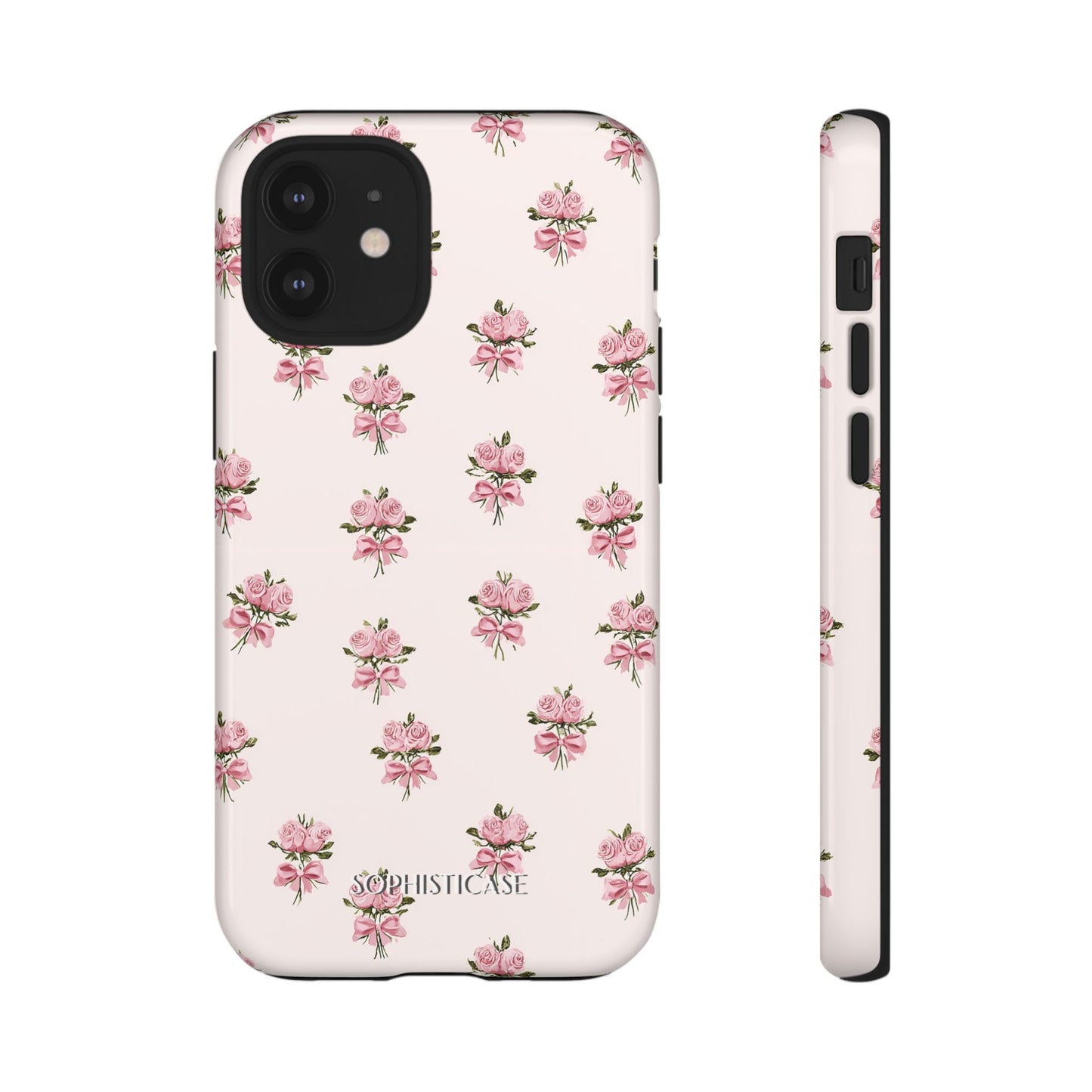 The Sweetest Thing in Coquette Rose Bouquet - iPhone Case