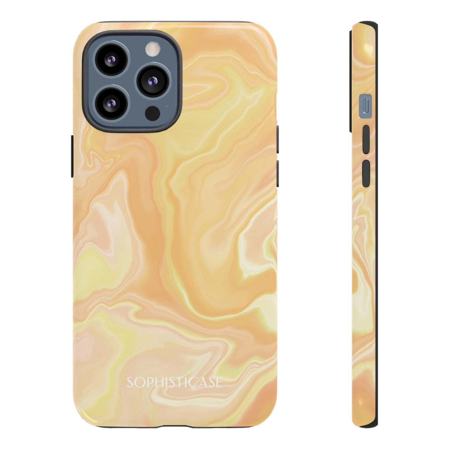 Liquid Magic in Yellow Haze - Protective Phone Case for iPhone