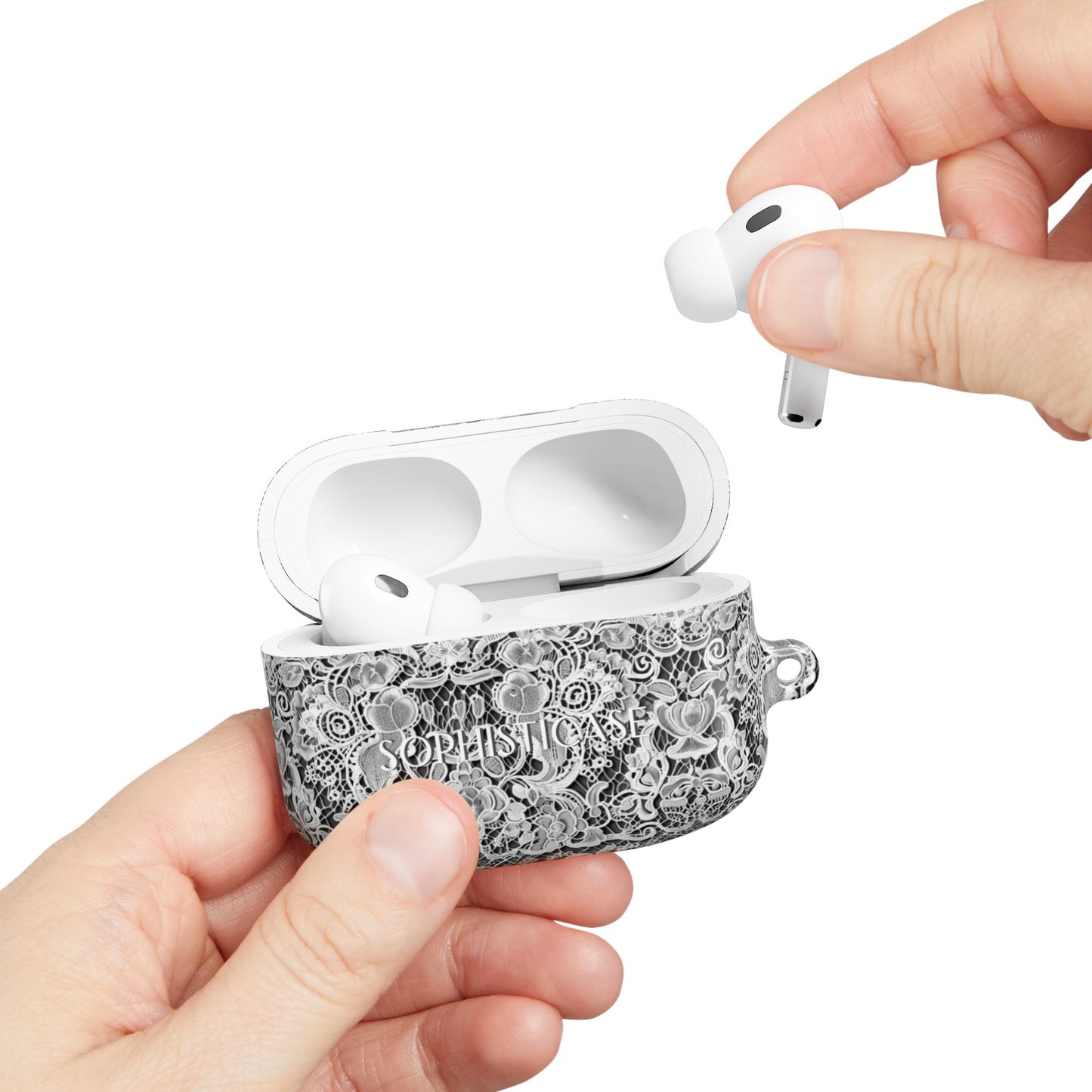 AirPod Cases - Luxe Lace in Black