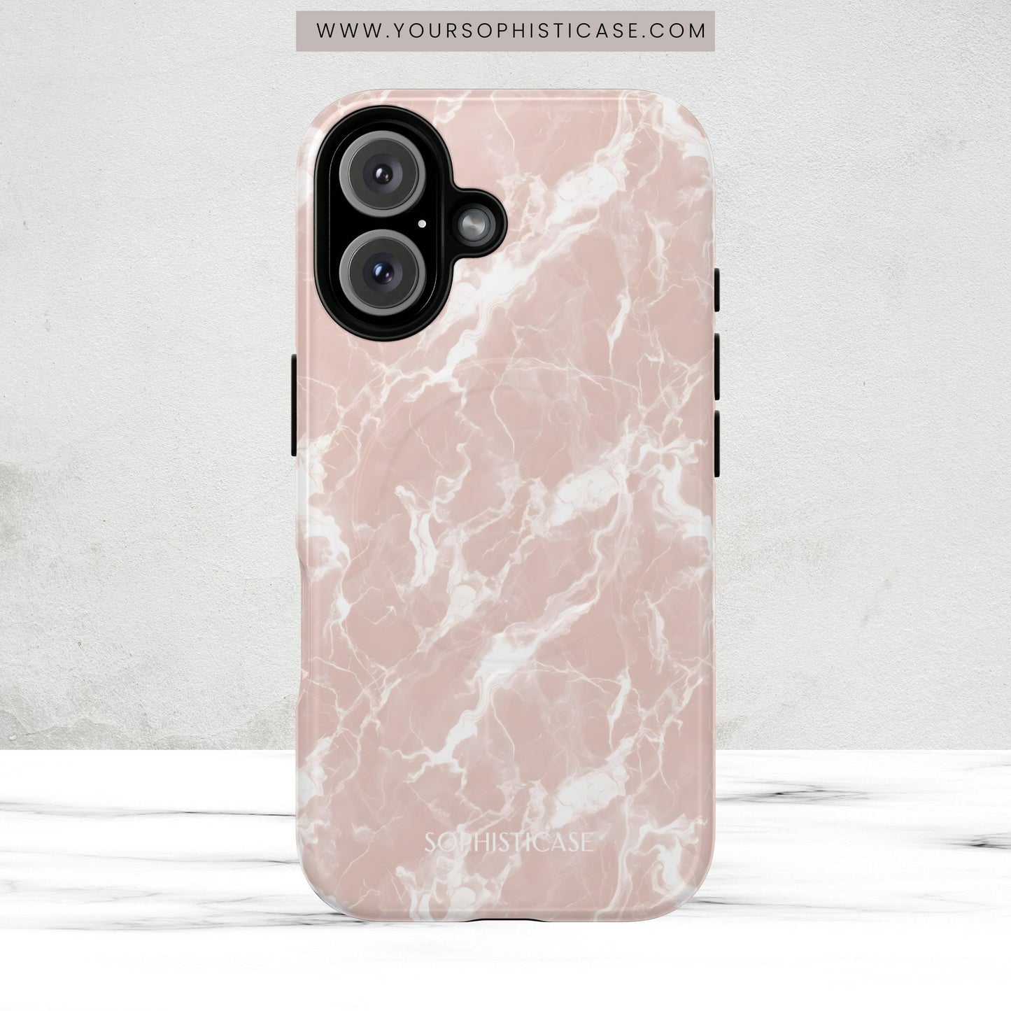 Marble Crush in Beige - Magsafe Case