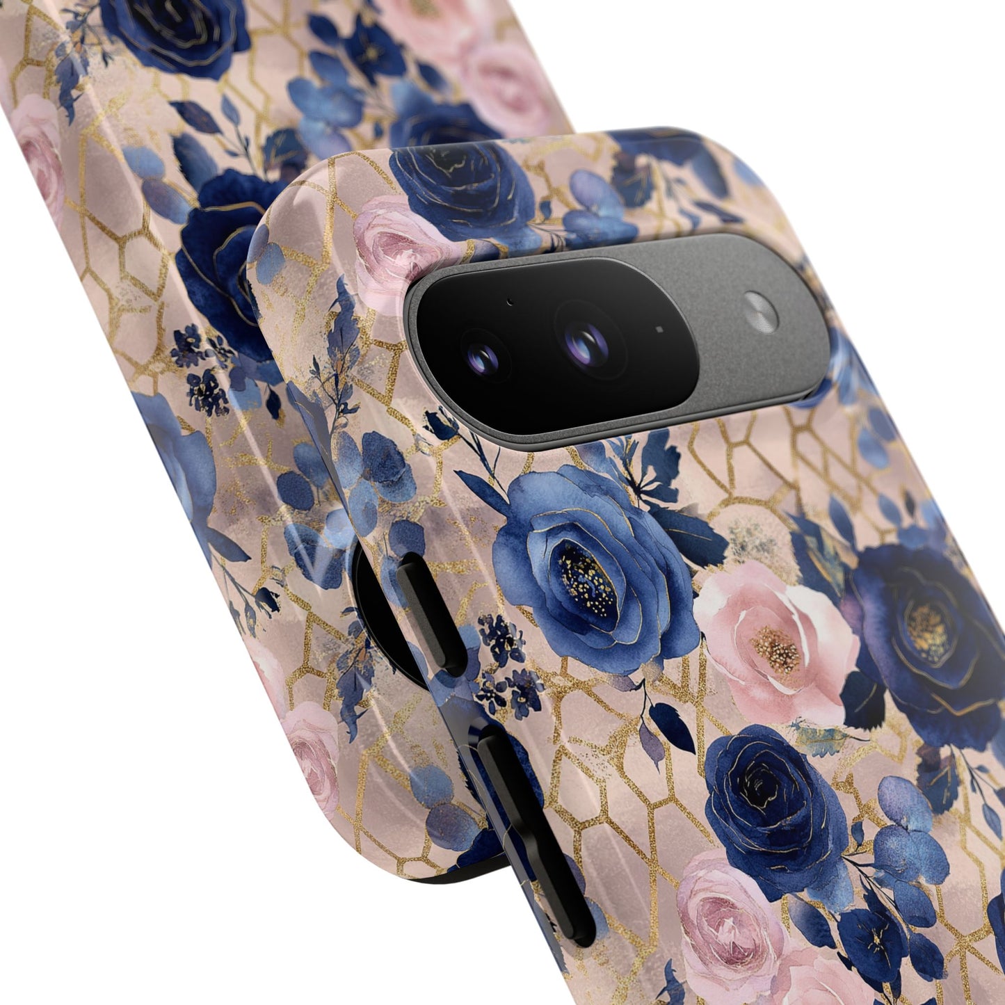 Royal Floral in Navy Blush - Tough Phone Case