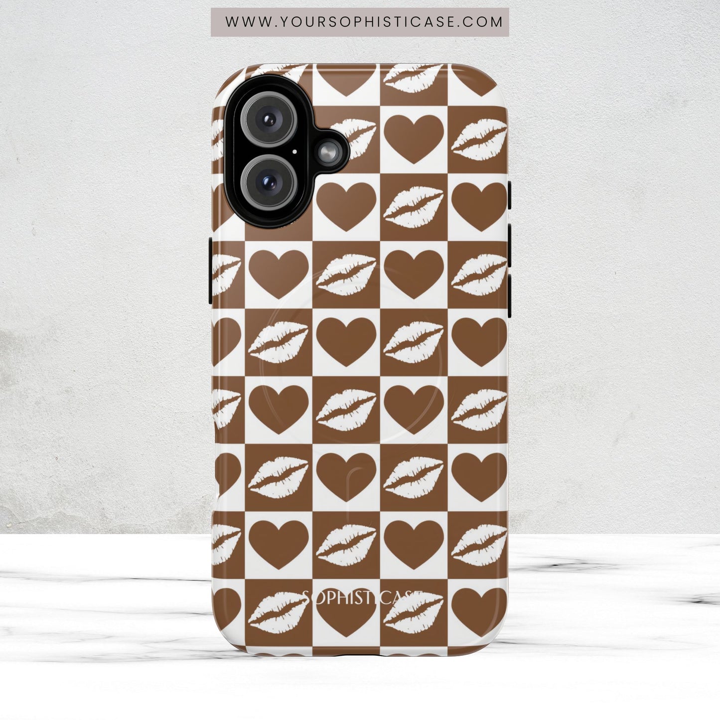 Belle Amie in Deep Brown - Magsafe Case