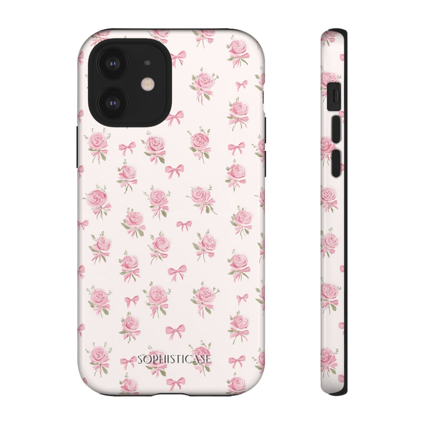 The Sweetest Thing in Coquette Roses and Bows - iPhone Case