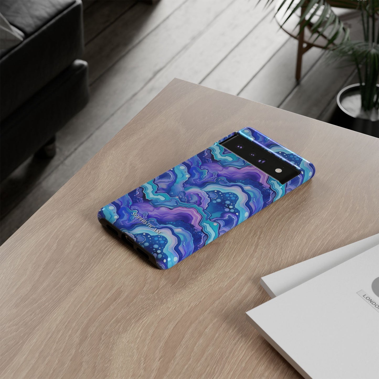 Nightstone in Lapis Wave - Tough Phone Case