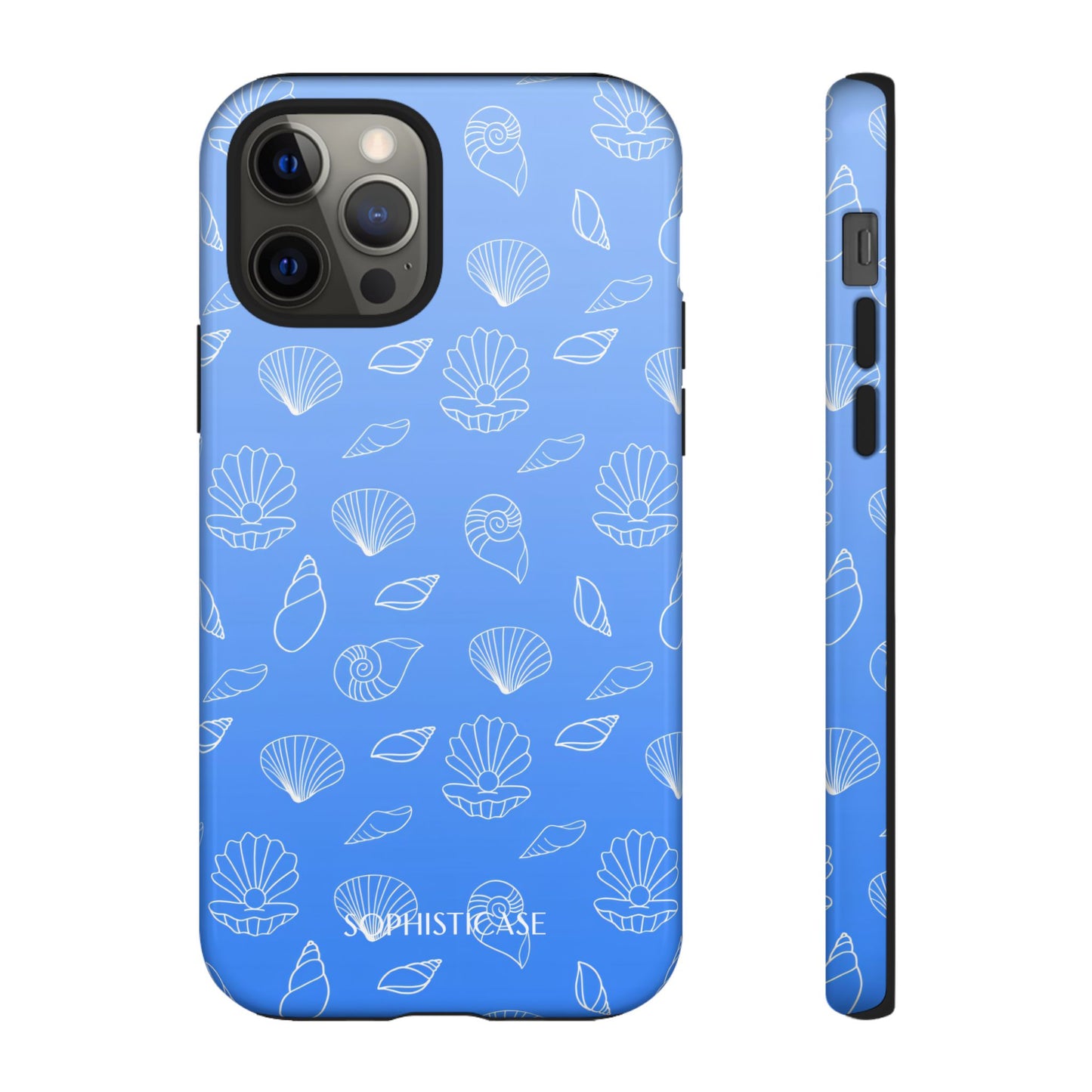 Seashell Society in Ocean Blue - iPhone Case