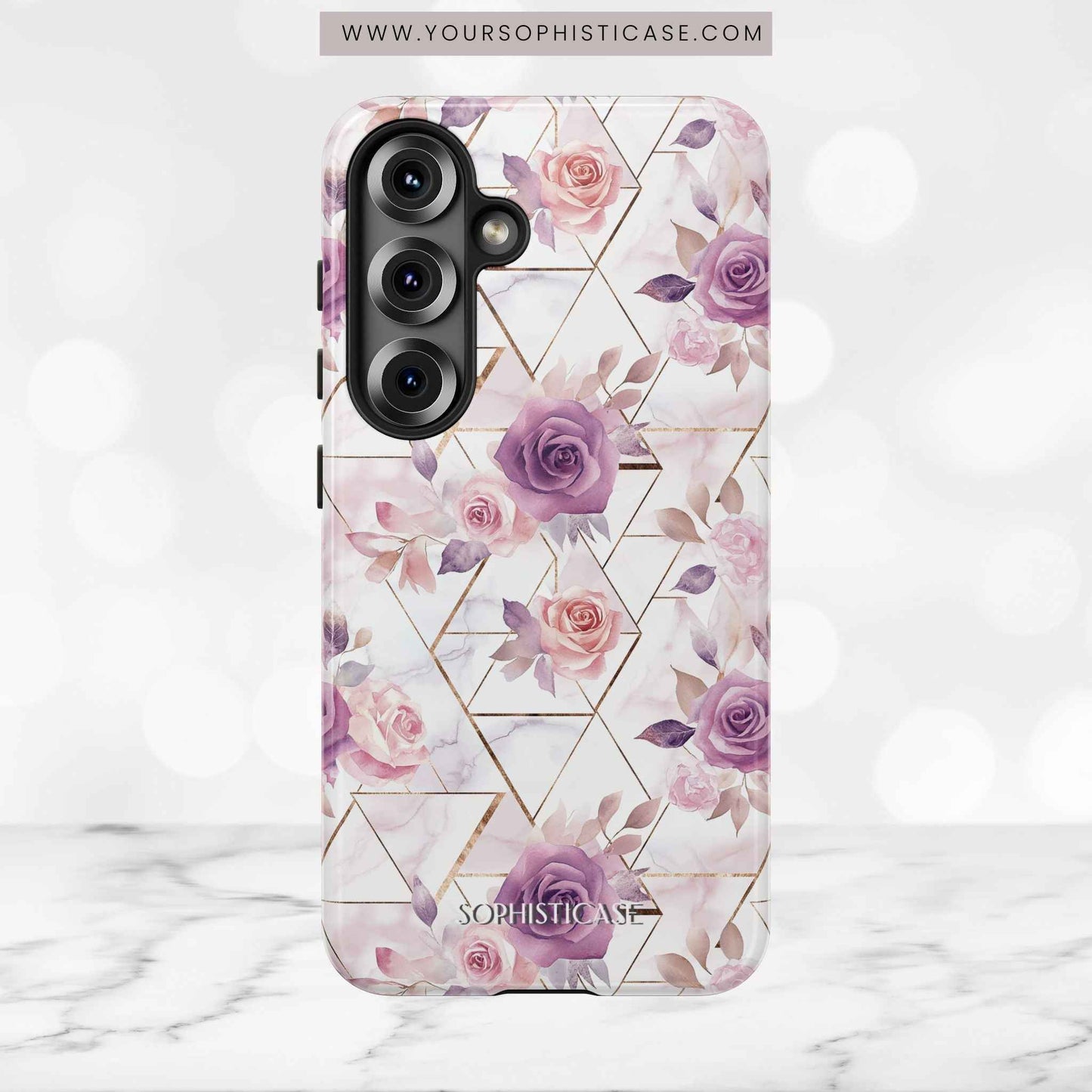 Royal Floral in Rose Royale - Tough Phone Case