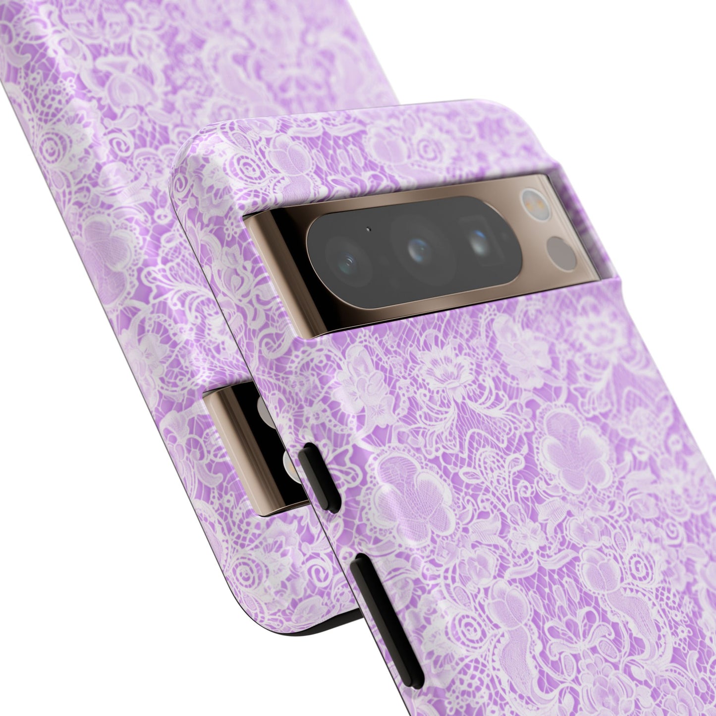 Luxe Lace in Purple - Tough Phone Case