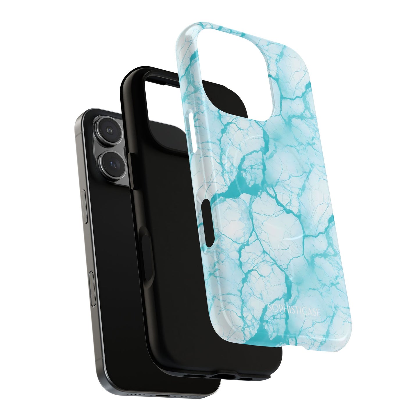 Marble Opulence in Aqua - Magsafe Case