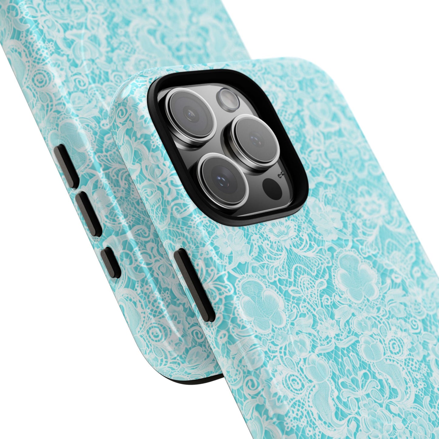 Luxe Lace in Aqua - Magsafe Case