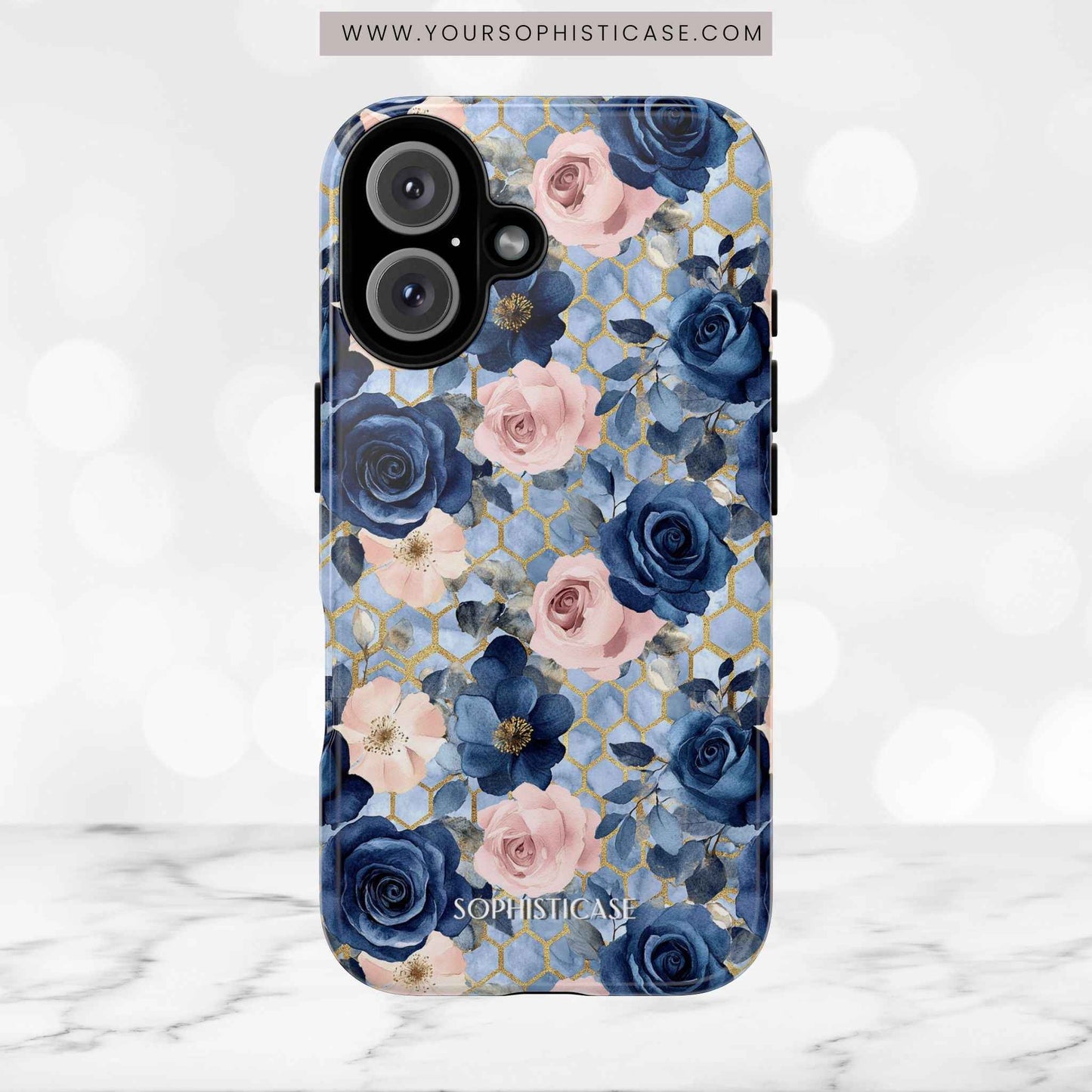 Royal Floral in Gilded Sky - Tough Phone Case