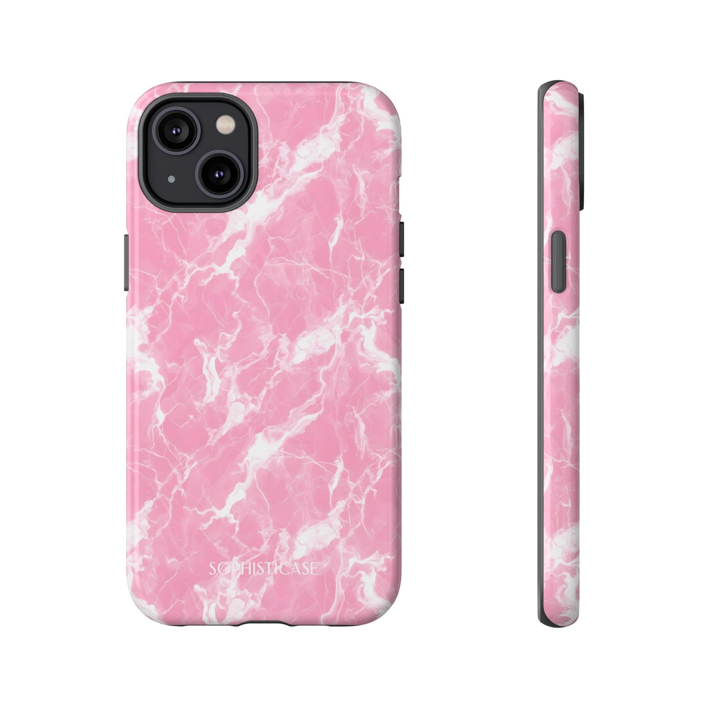 Marble Crush in Pink - iPhone Case