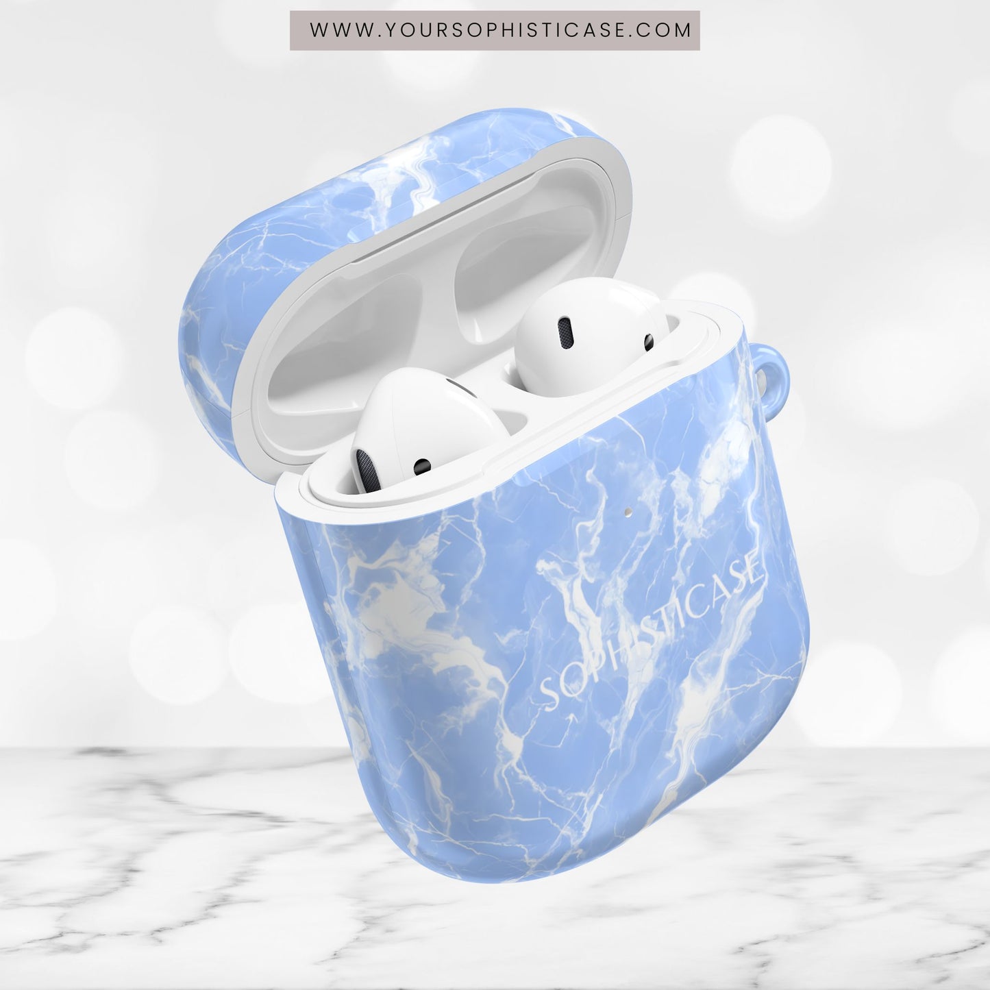 AirPod Cases - Marble Crush in Blue