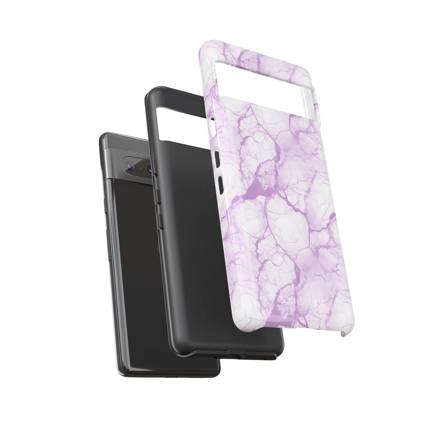 Marble Opulence in Purple - Google Pixel Case