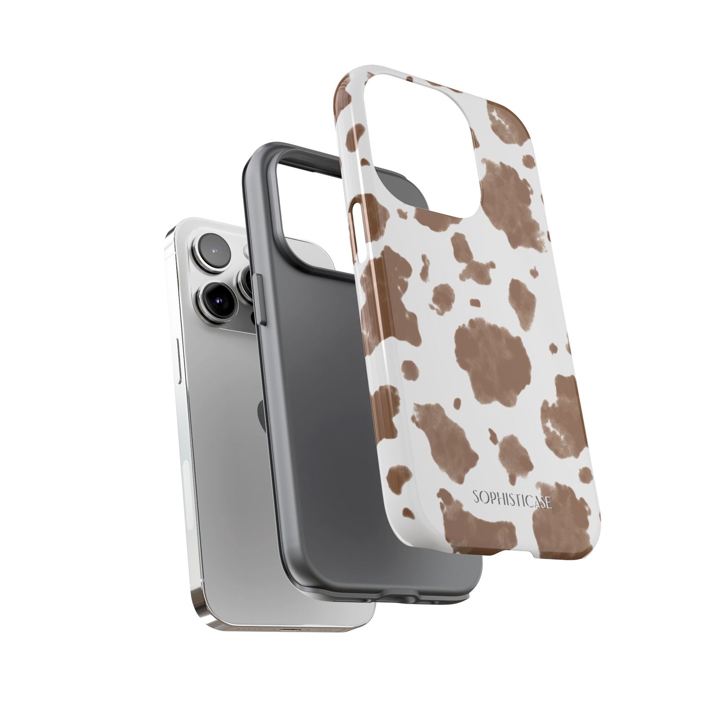 Holy Cow in Brown - iPhone Case