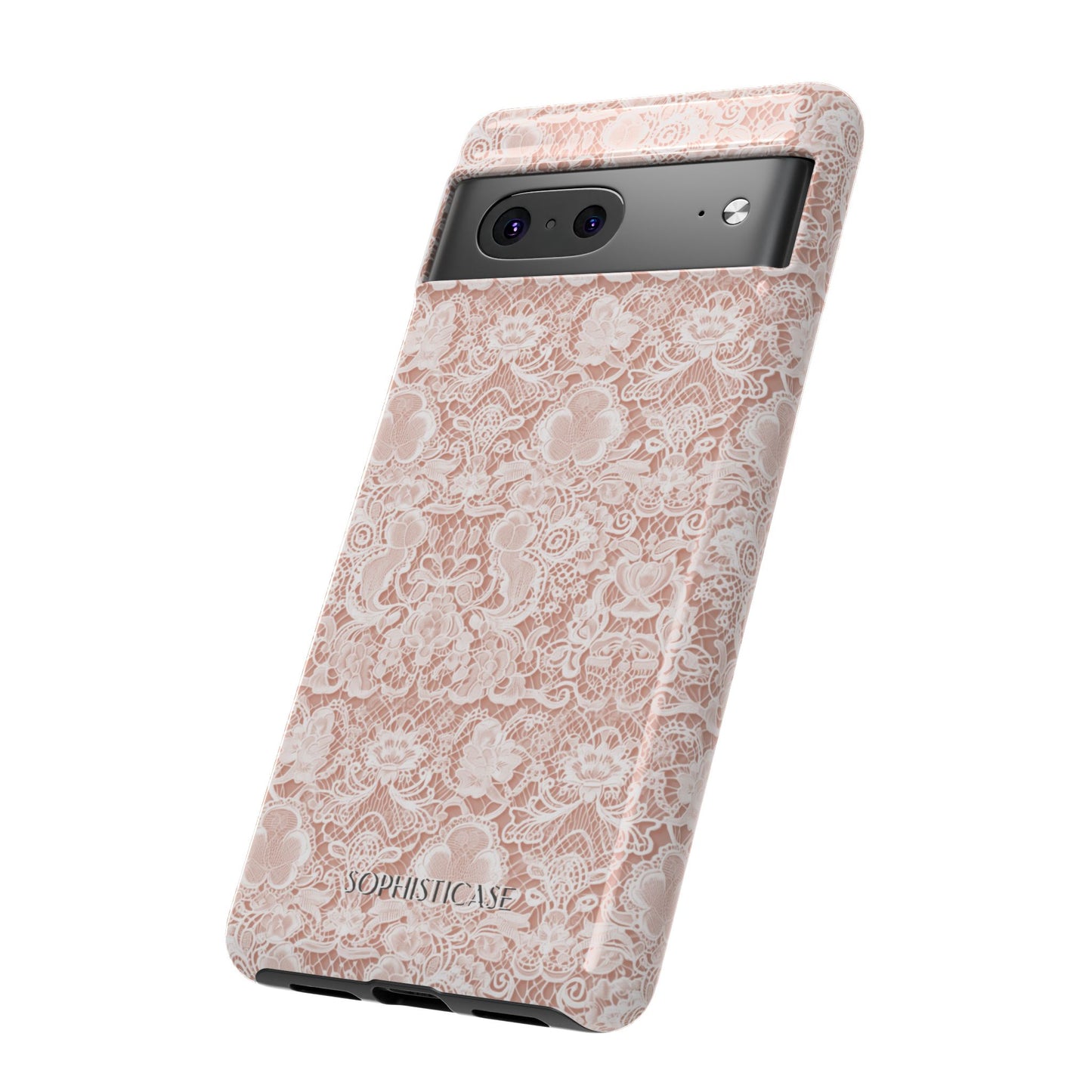 Luxe Lace in Brown - Tough Phone Case
