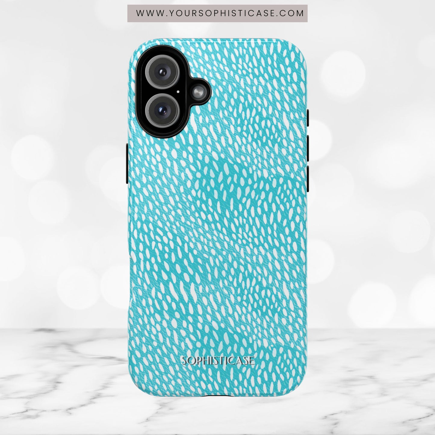 Oh Deer! in Aqua - Tough Phone Case