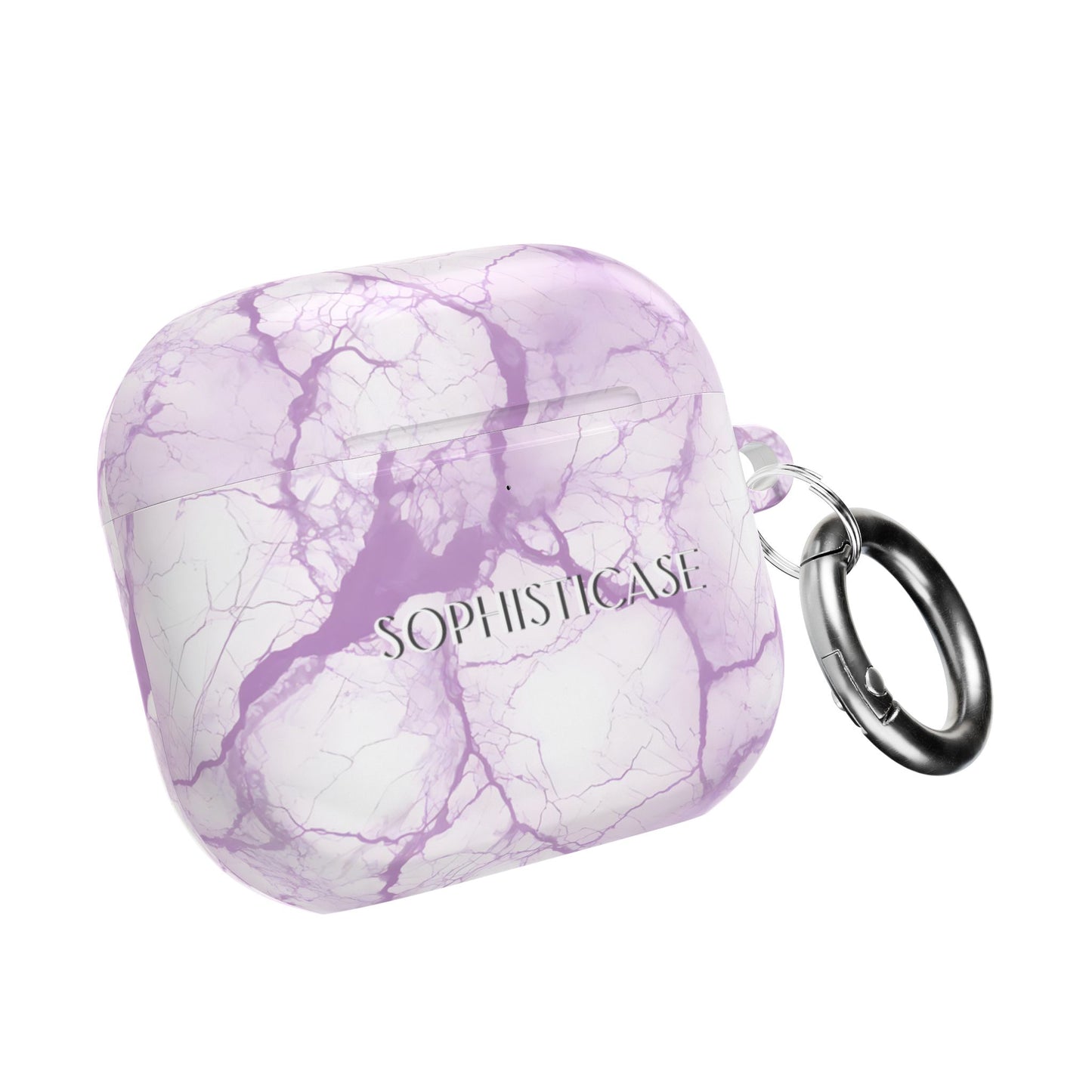 AirPod Cases - Marble Opulence in Purple