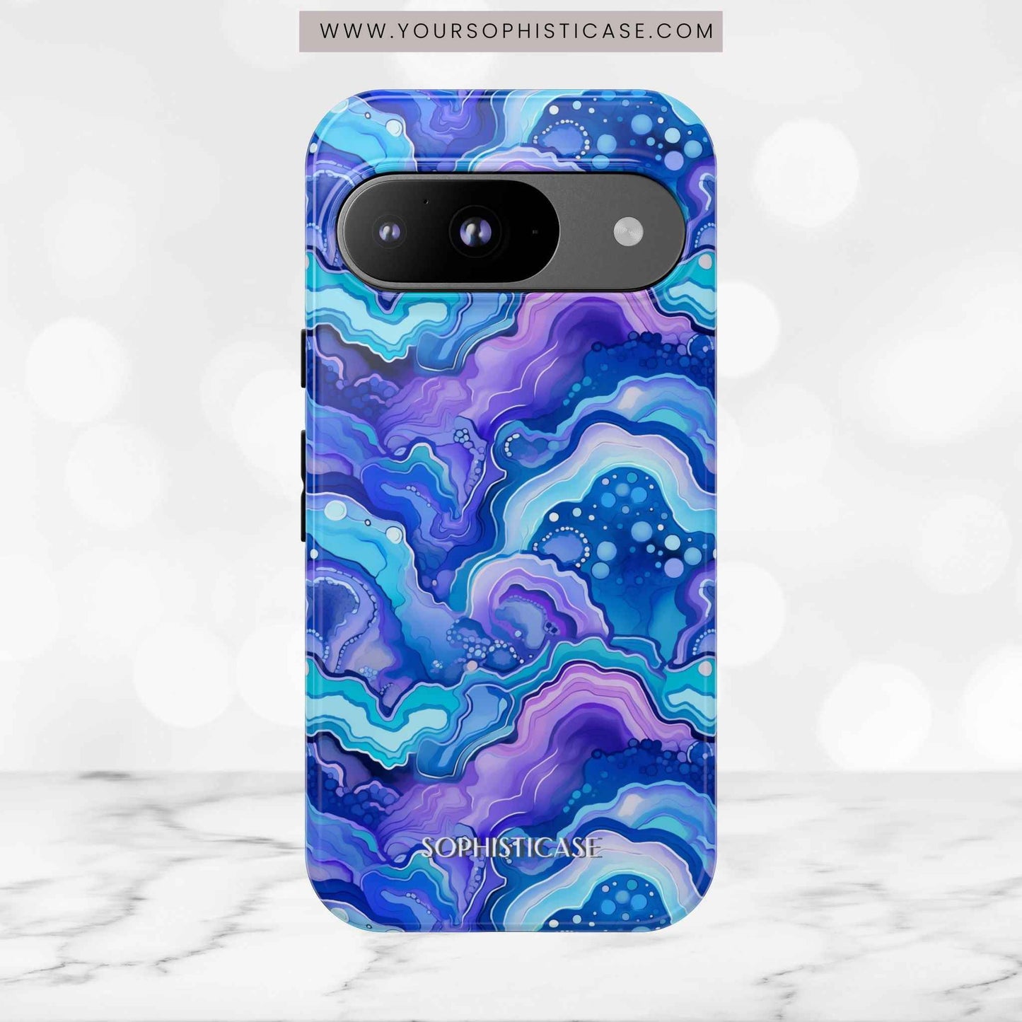 Nightstone in Lapis Wave - Tough Phone Case