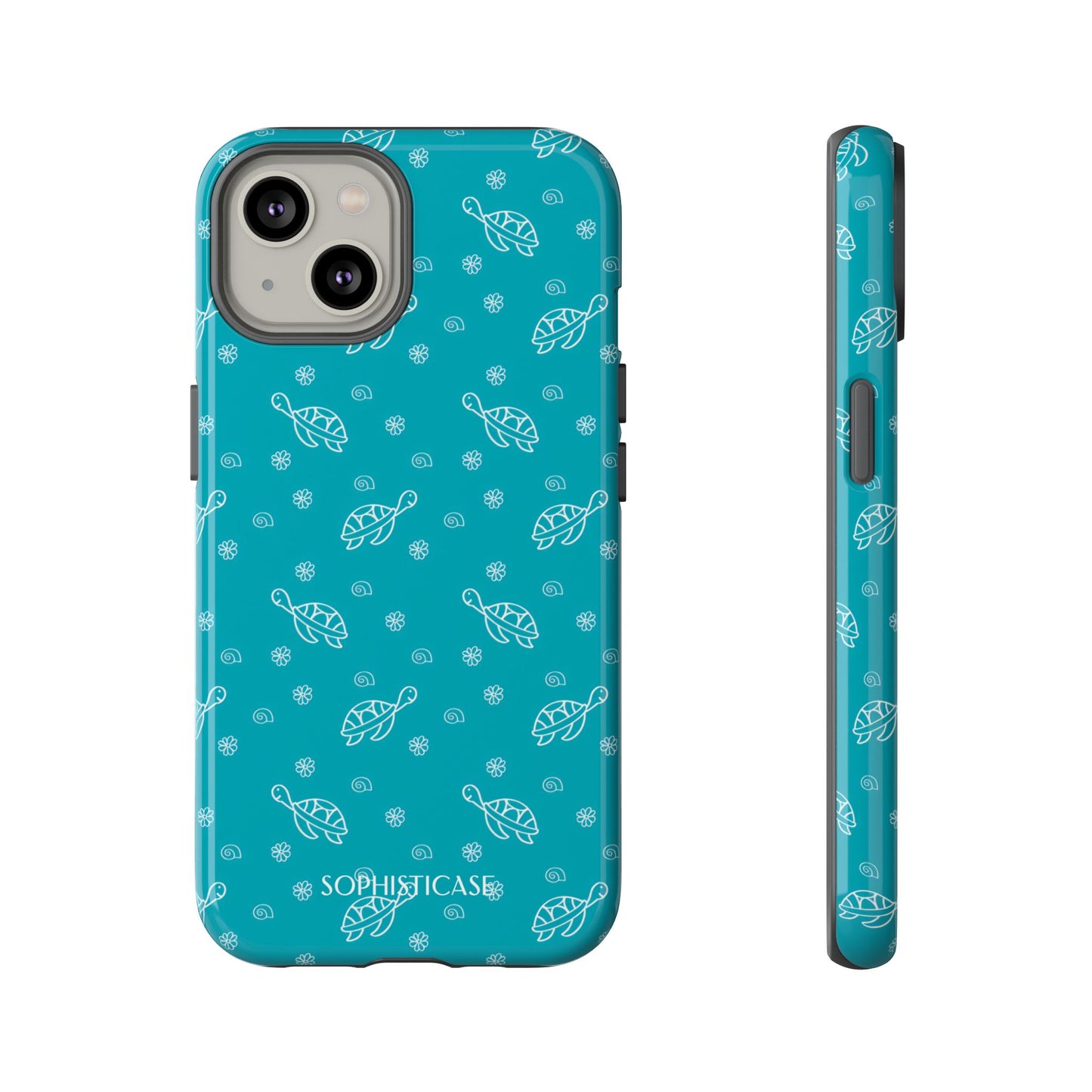 Turtle Island in Aqua - iPhone Magsafe Case