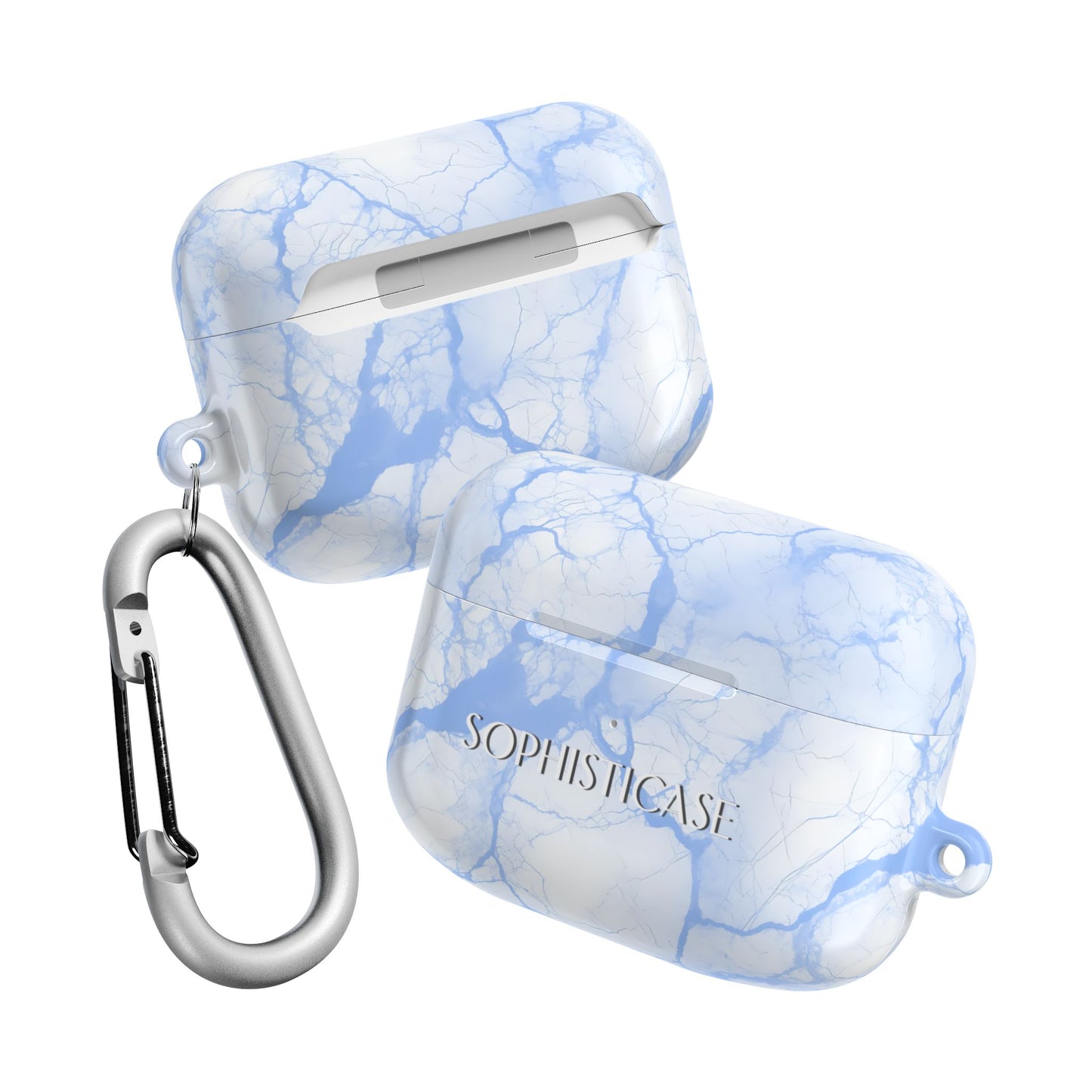AirPod Cases - Marble Opulence in Blue