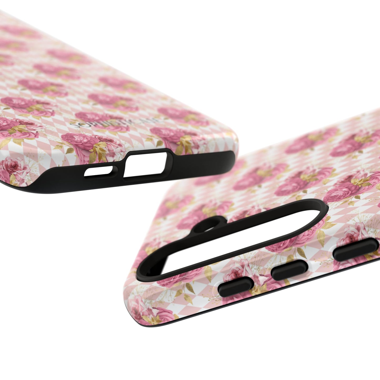 Rose Diamond Romance in Sienna - Tough Phone Case