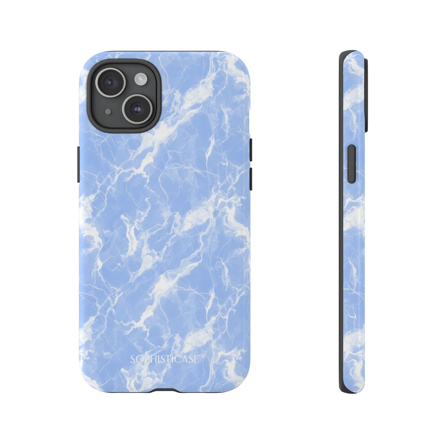 Marble Crush in Blue - Tough Phone Case