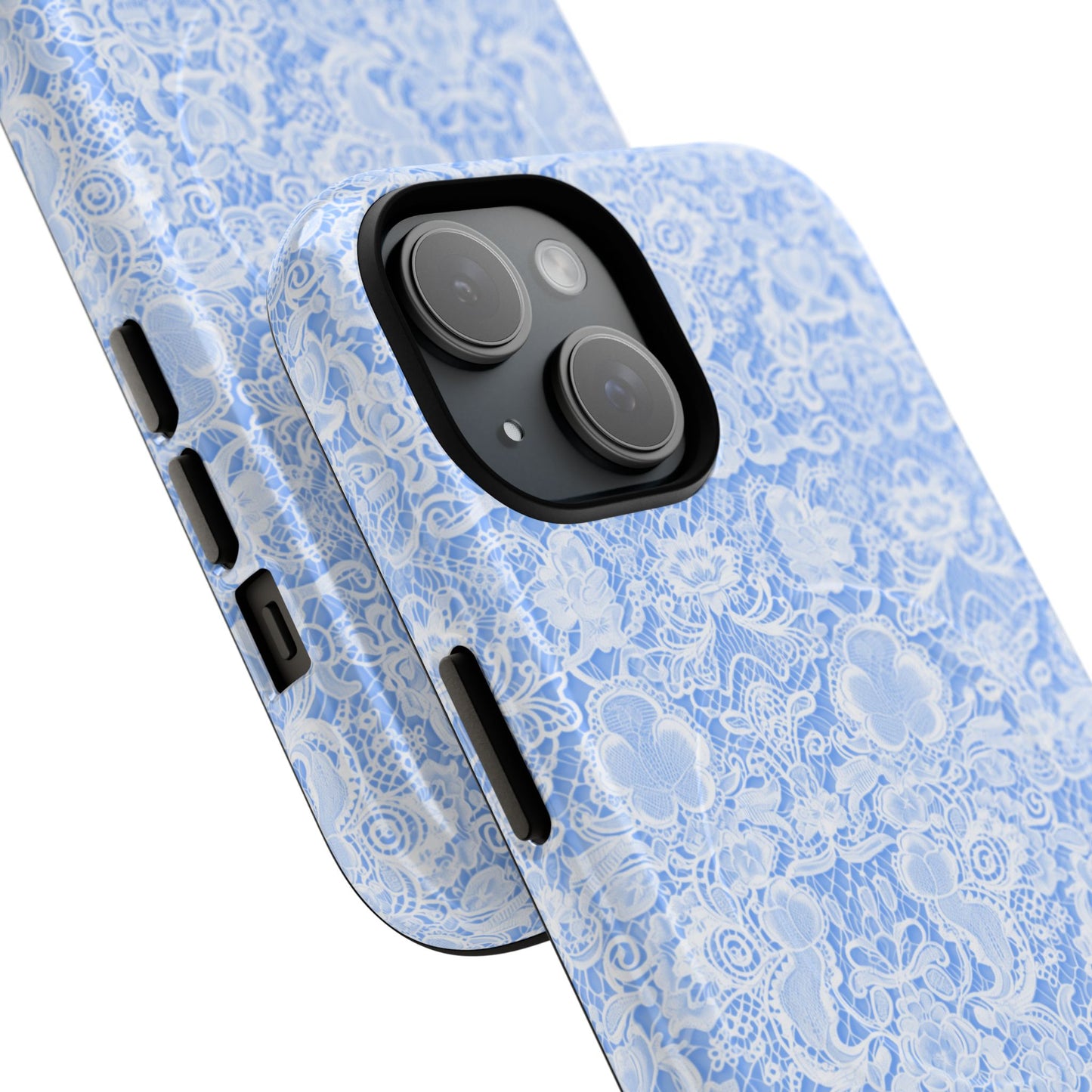 Luxe Lace in Blue - Magsafe Case