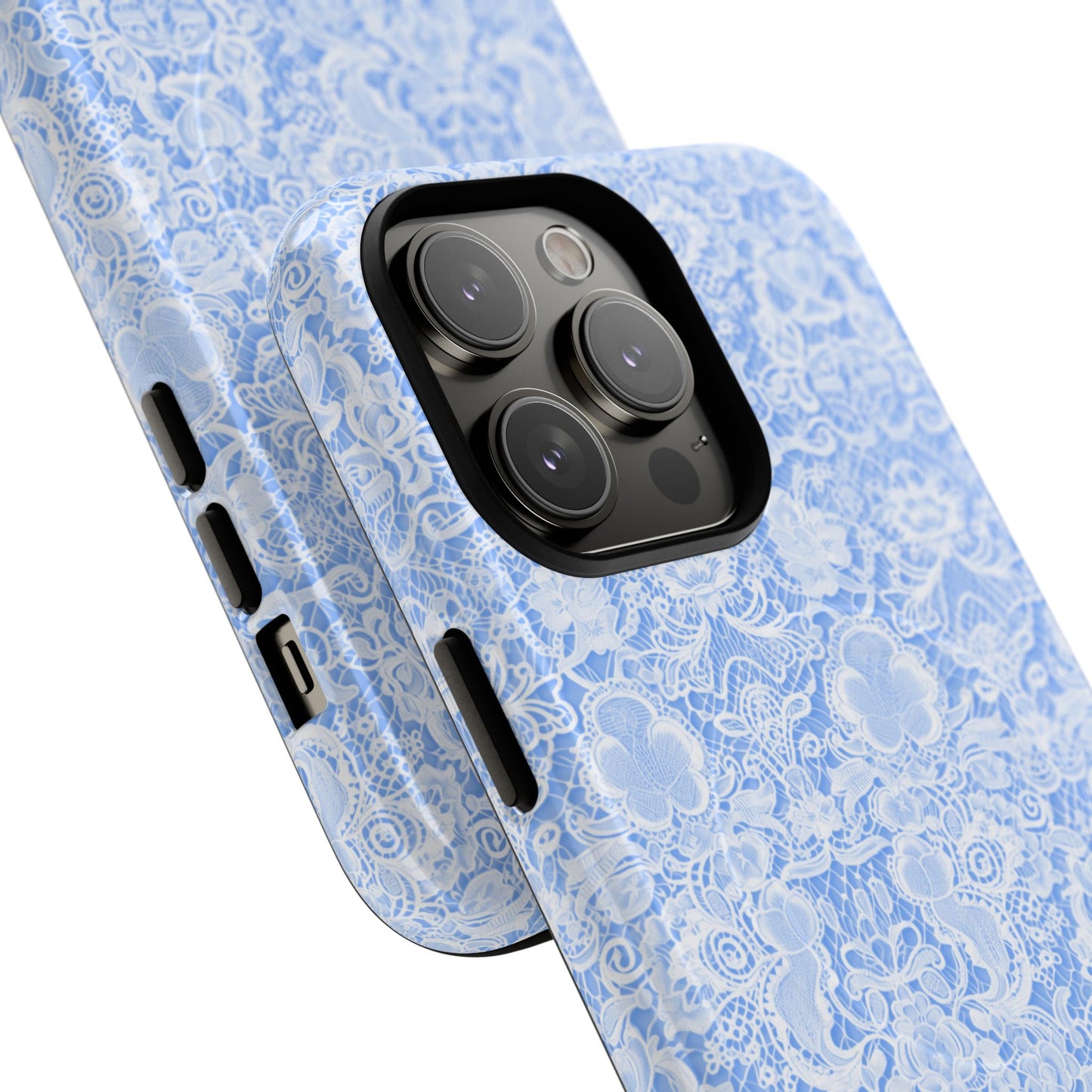 Luxe Lace in Blue - Magsafe Case