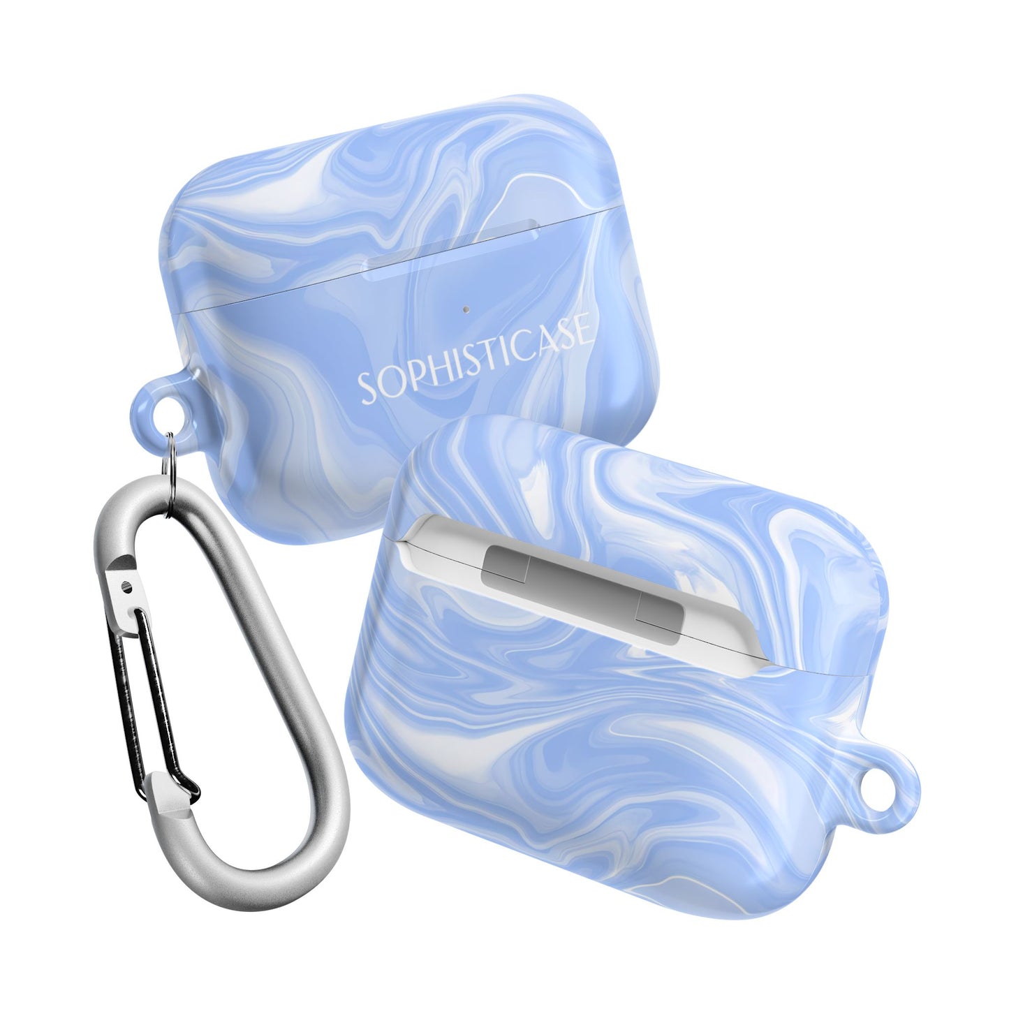 AirPod Cases - Liquid Dreams in Smoke Blue