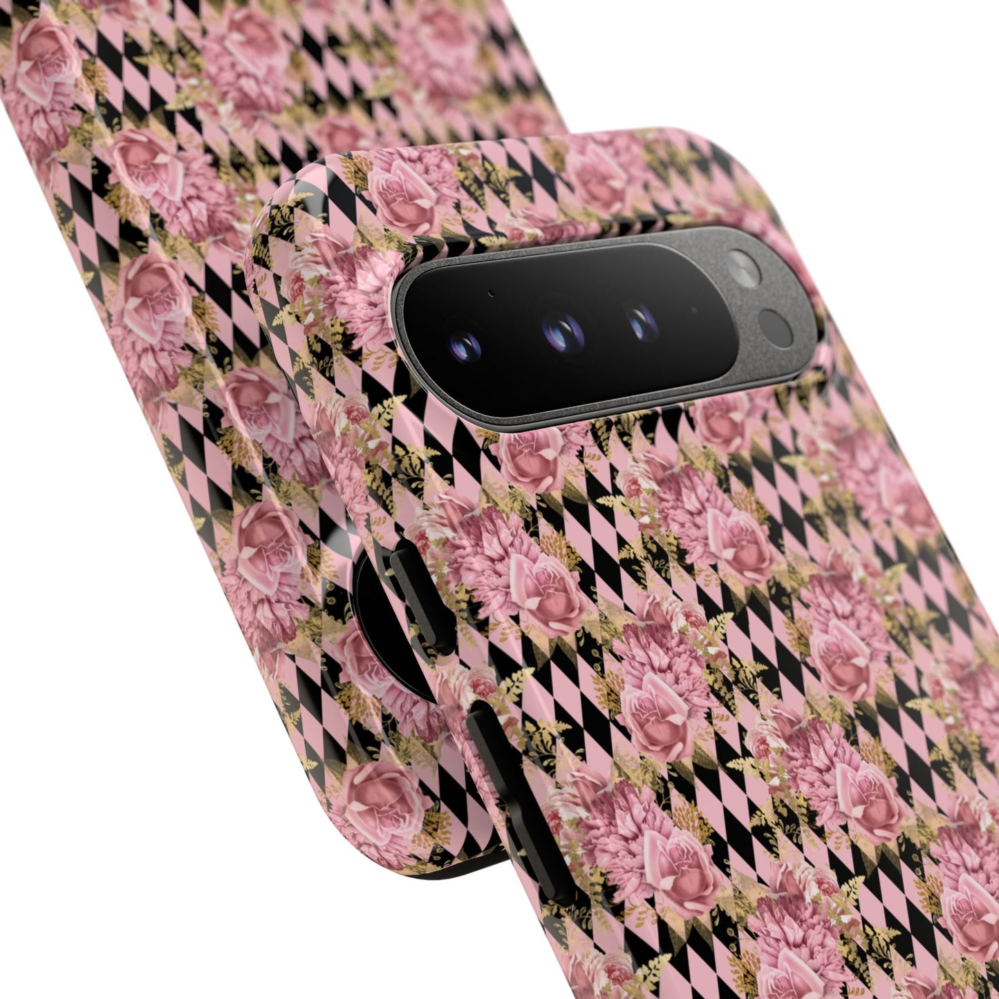 Rose Diamond Romance in Isolde - Tough Phone Case